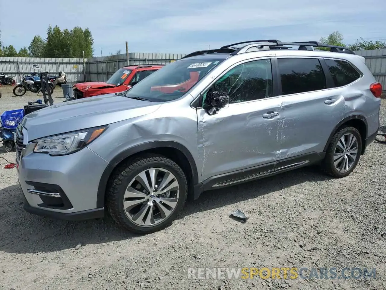 1 Photograph of a damaged car 4S4WMAPD4K3421049 SUBARU ASCENT 2019