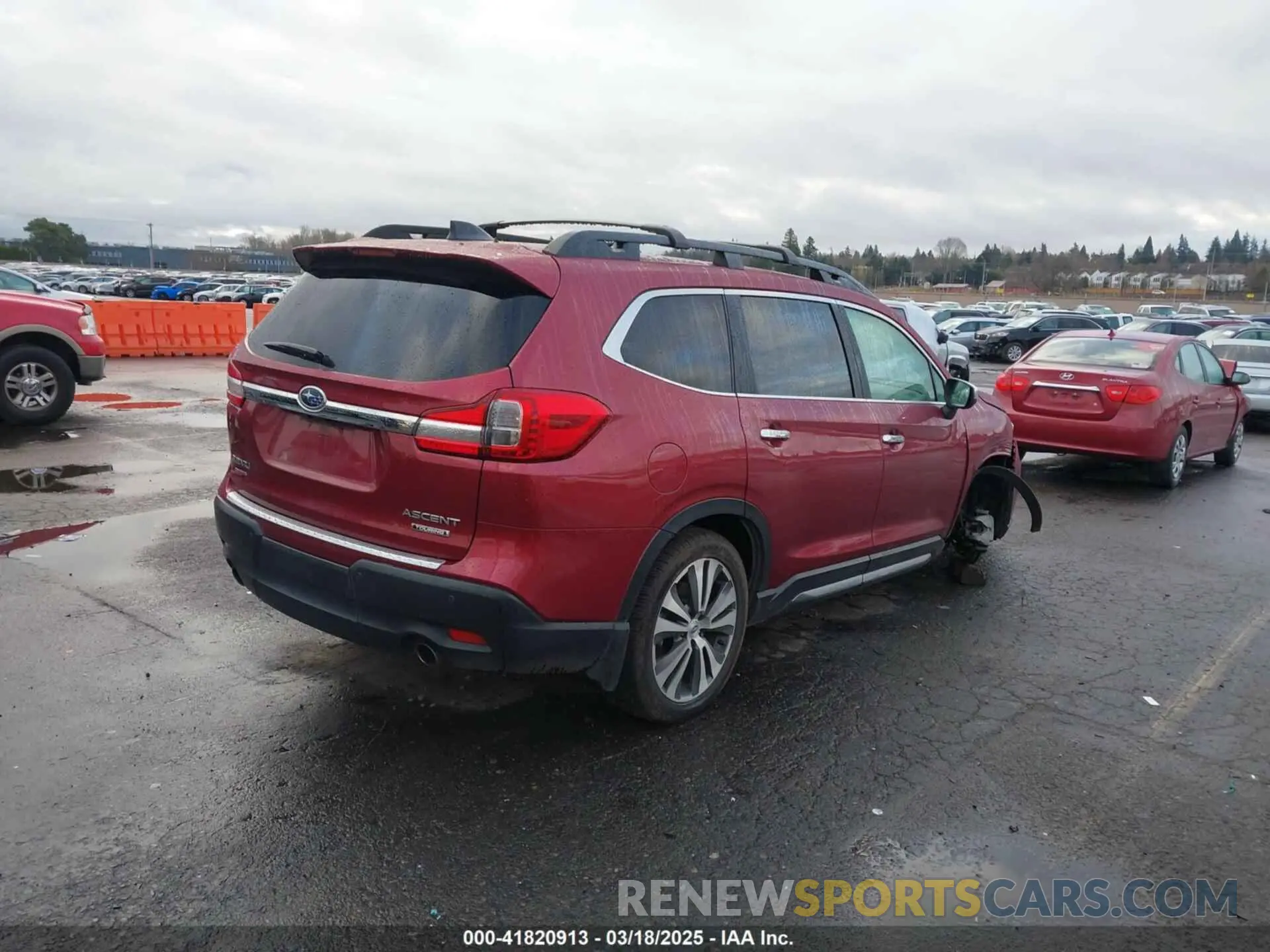 4 Фотография поврежденного автомобиля 4S4WMARD1K3432877 SUBARU ASCENT 2019