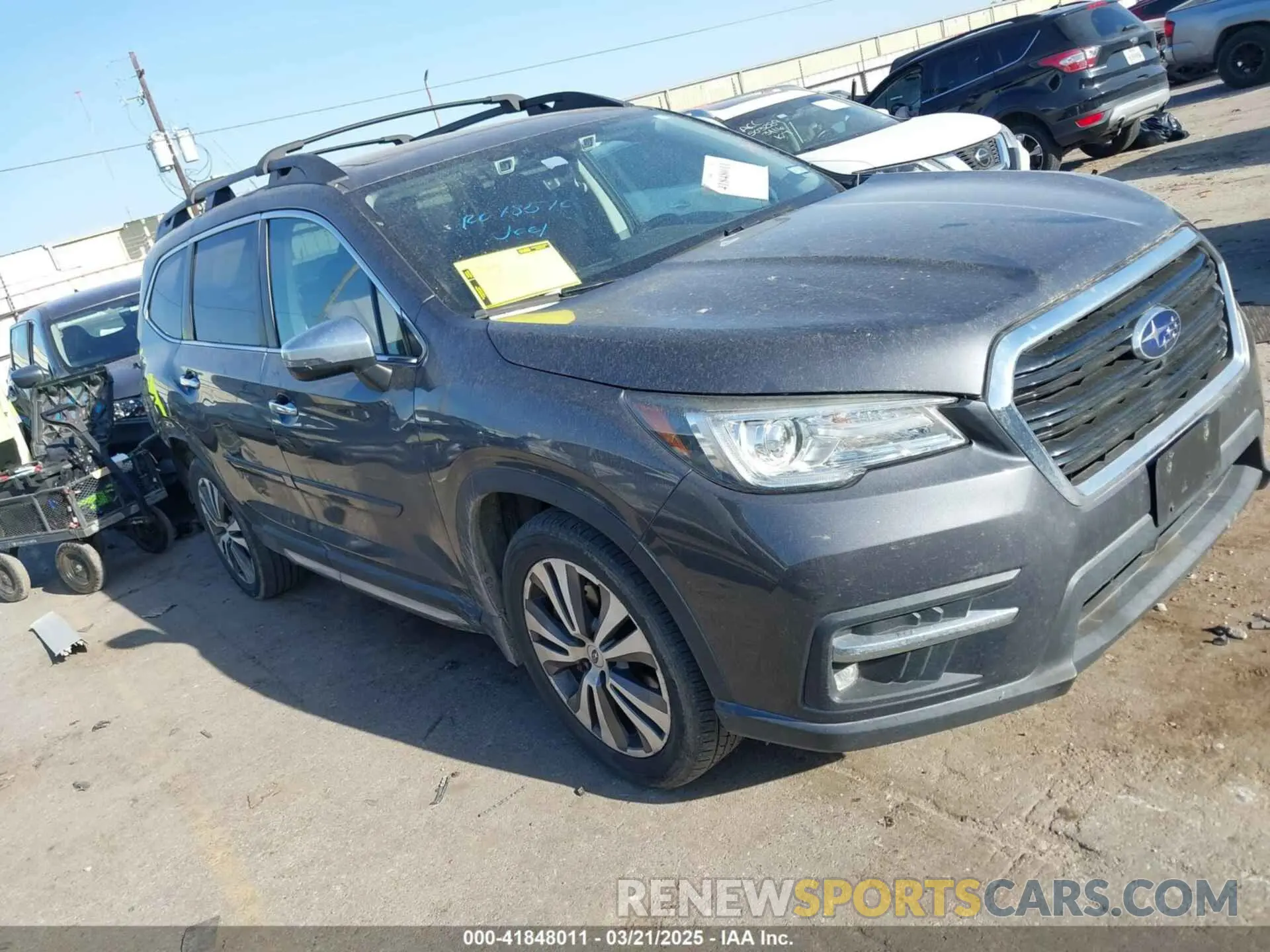 1 Photograph of a damaged car 4S4WMARD7K3483428 SUBARU ASCENT 2019