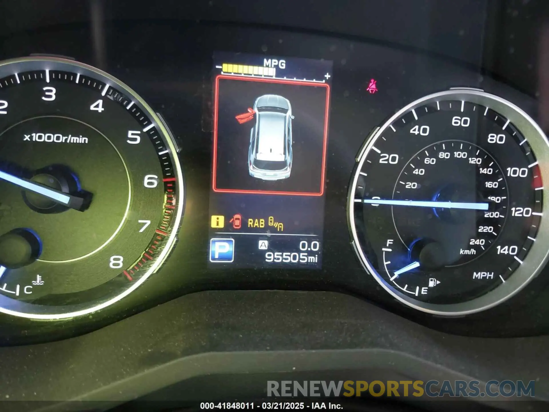 15 Photograph of a damaged car 4S4WMARD7K3483428 SUBARU ASCENT 2019