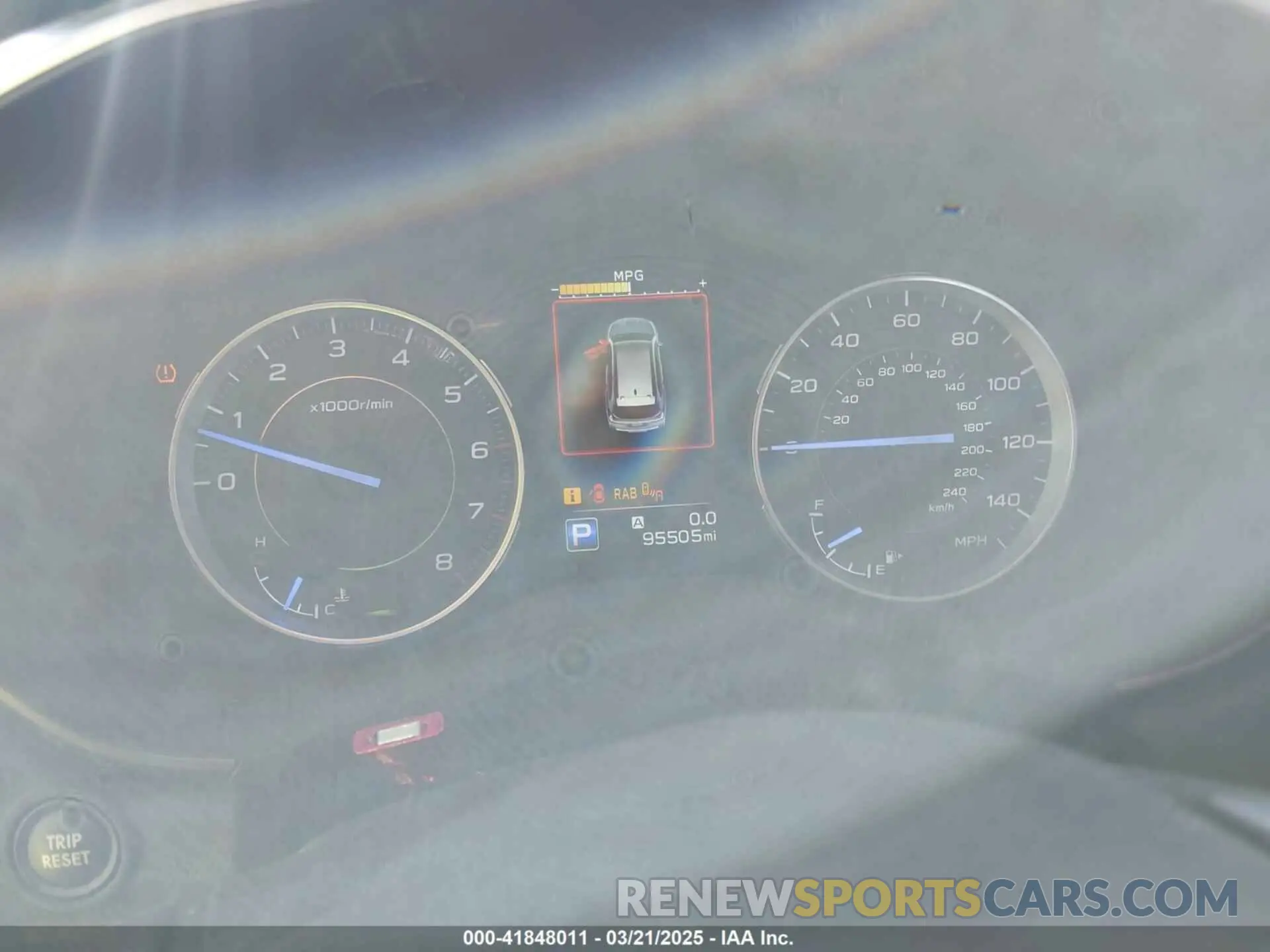 7 Photograph of a damaged car 4S4WMARD7K3483428 SUBARU ASCENT 2019