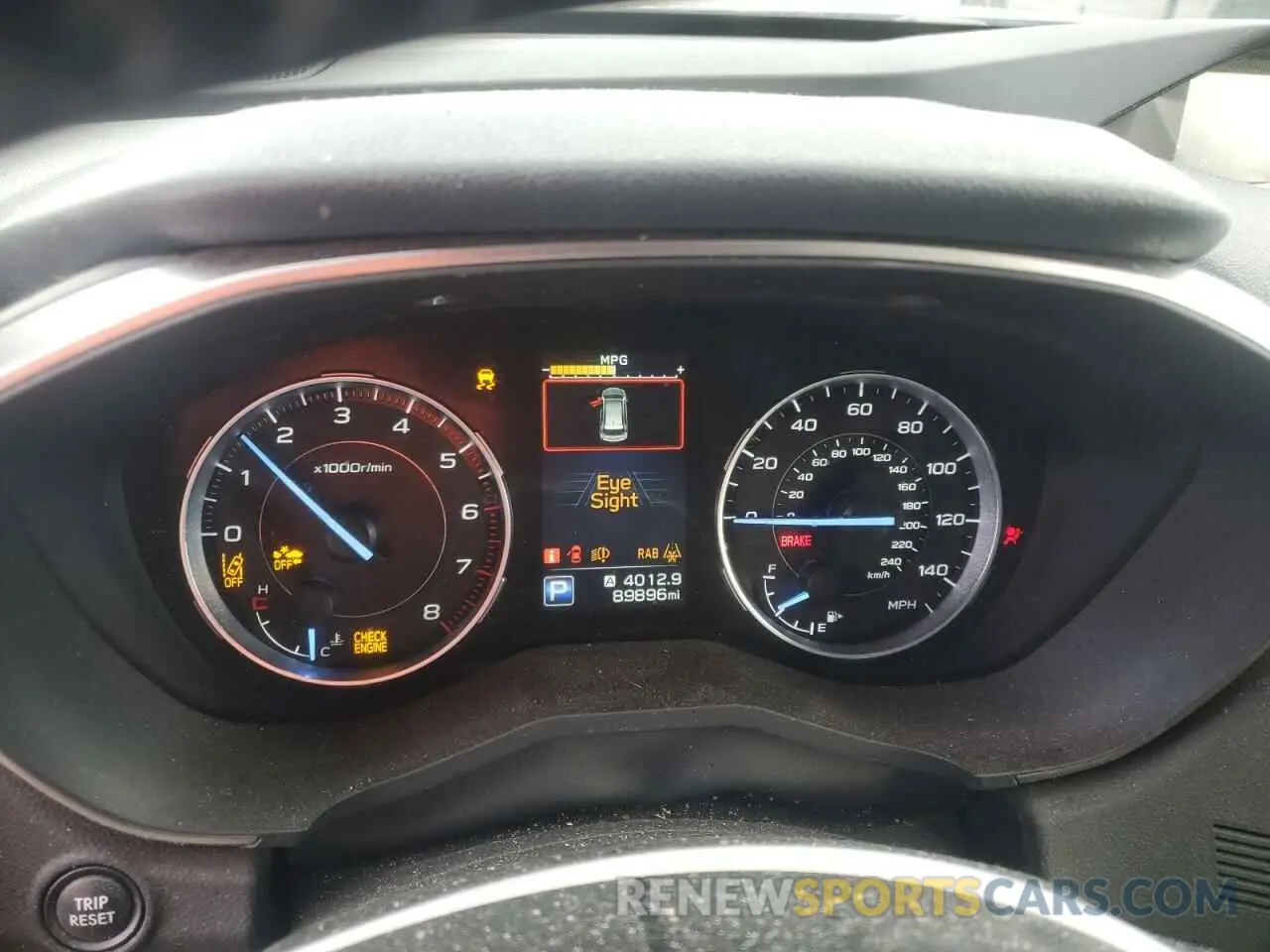 9 Photograph of a damaged car 4S4WMARD8K3420659 SUBARU ASCENT 2019