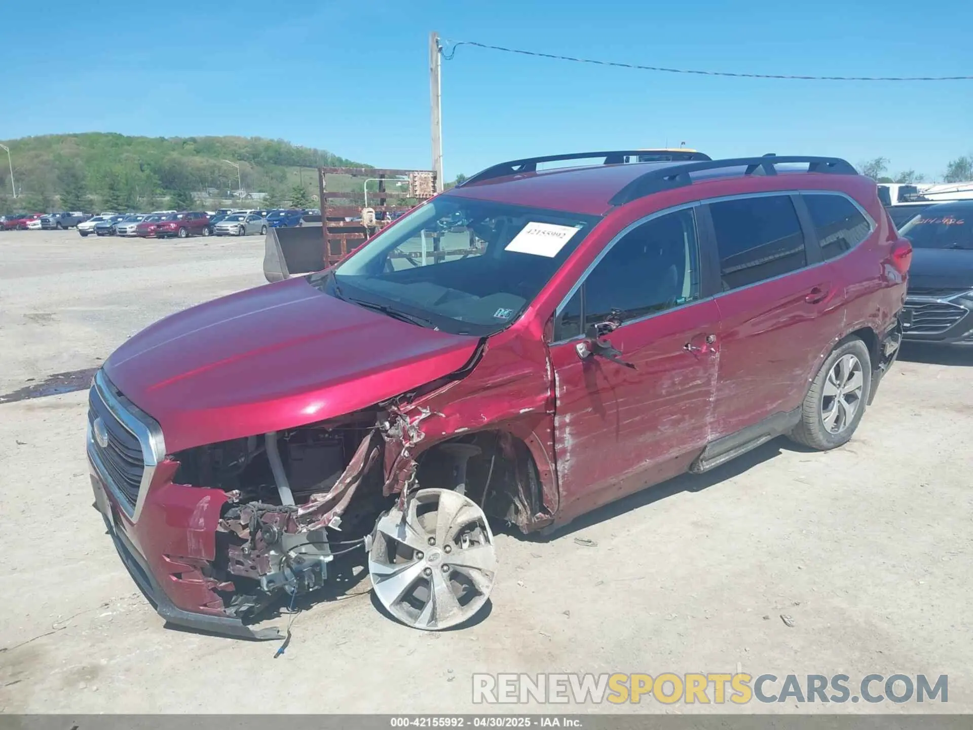 2 Photograph of a damaged car 4S4WMACD2L3438293 SUBARU ASCENT 2020