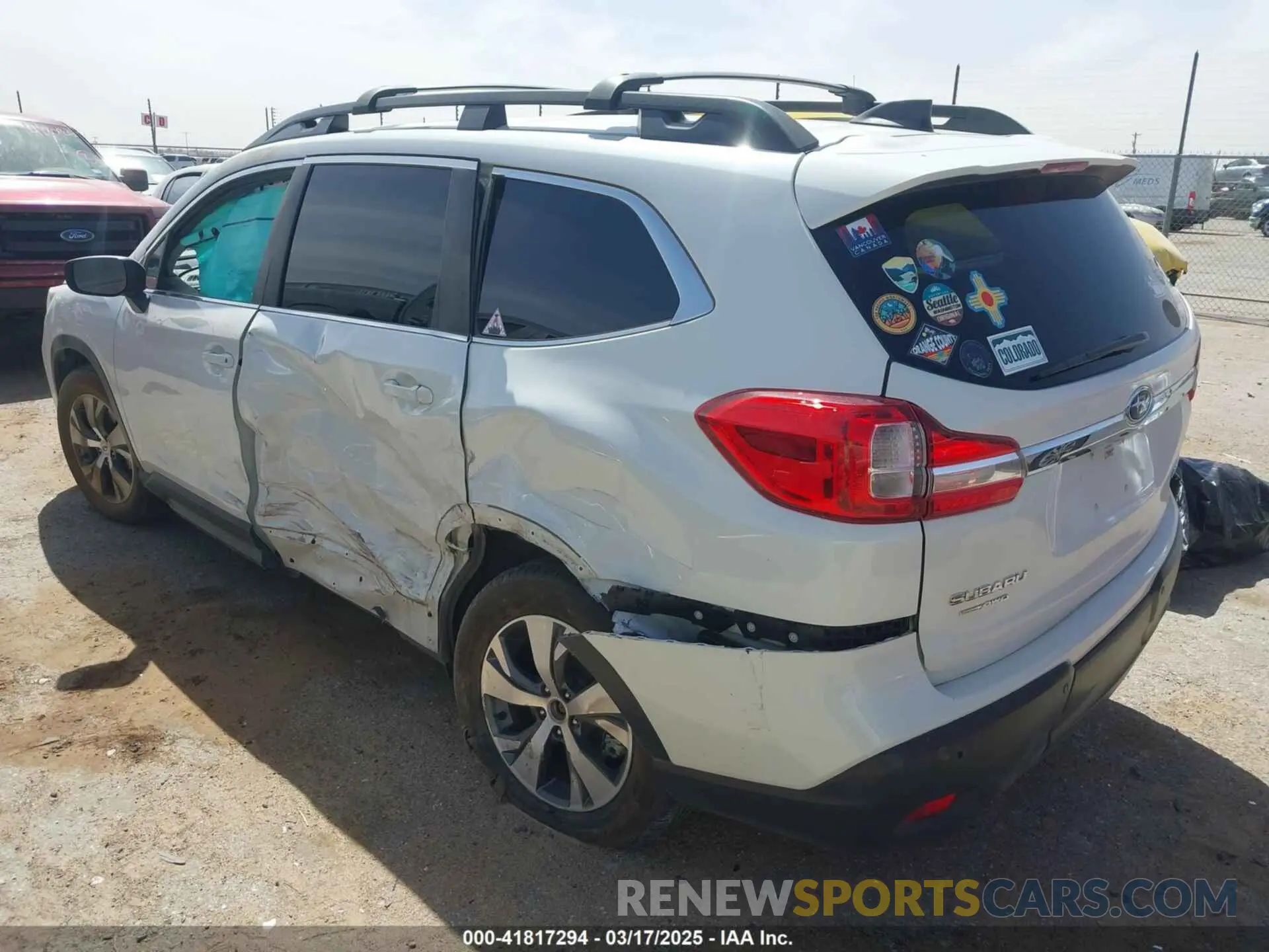 3 Photograph of a damaged car 4S4WMAFD4L3446925 SUBARU ASCENT 2020