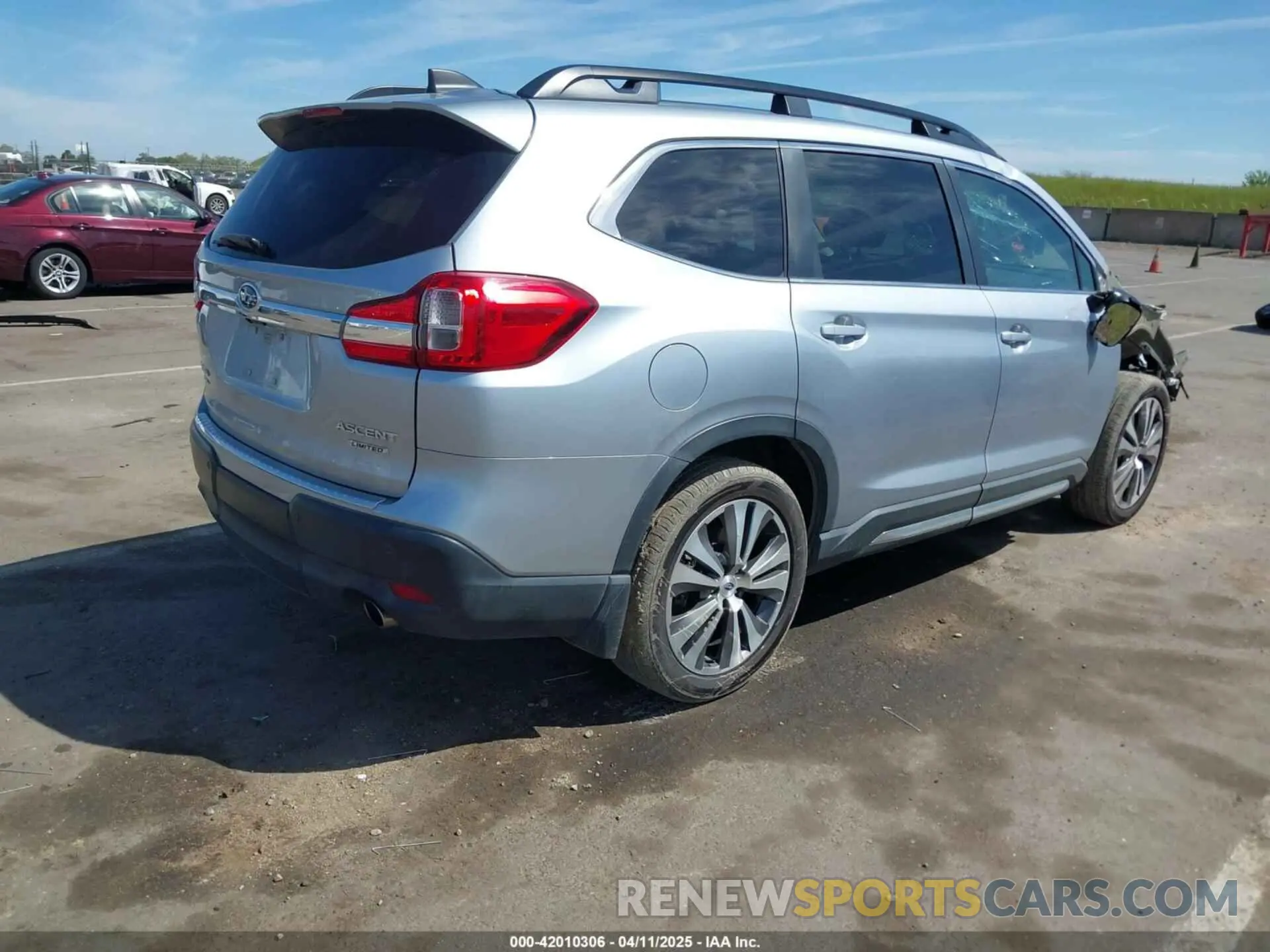 4 Фотография поврежденного автомобиля 4S4WMALD7L3444607 SUBARU ASCENT 2020