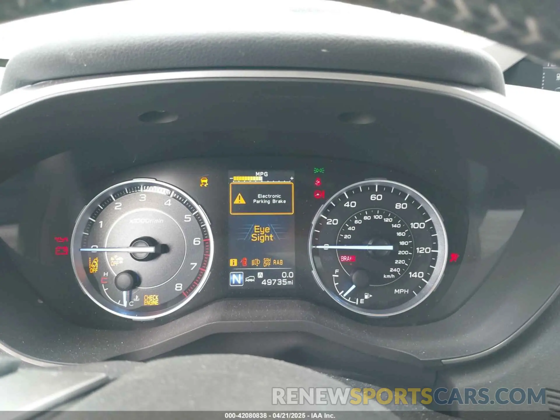 7 Фотография поврежденного автомобиля 4S4WMAPD7L3476953 SUBARU ASCENT 2020