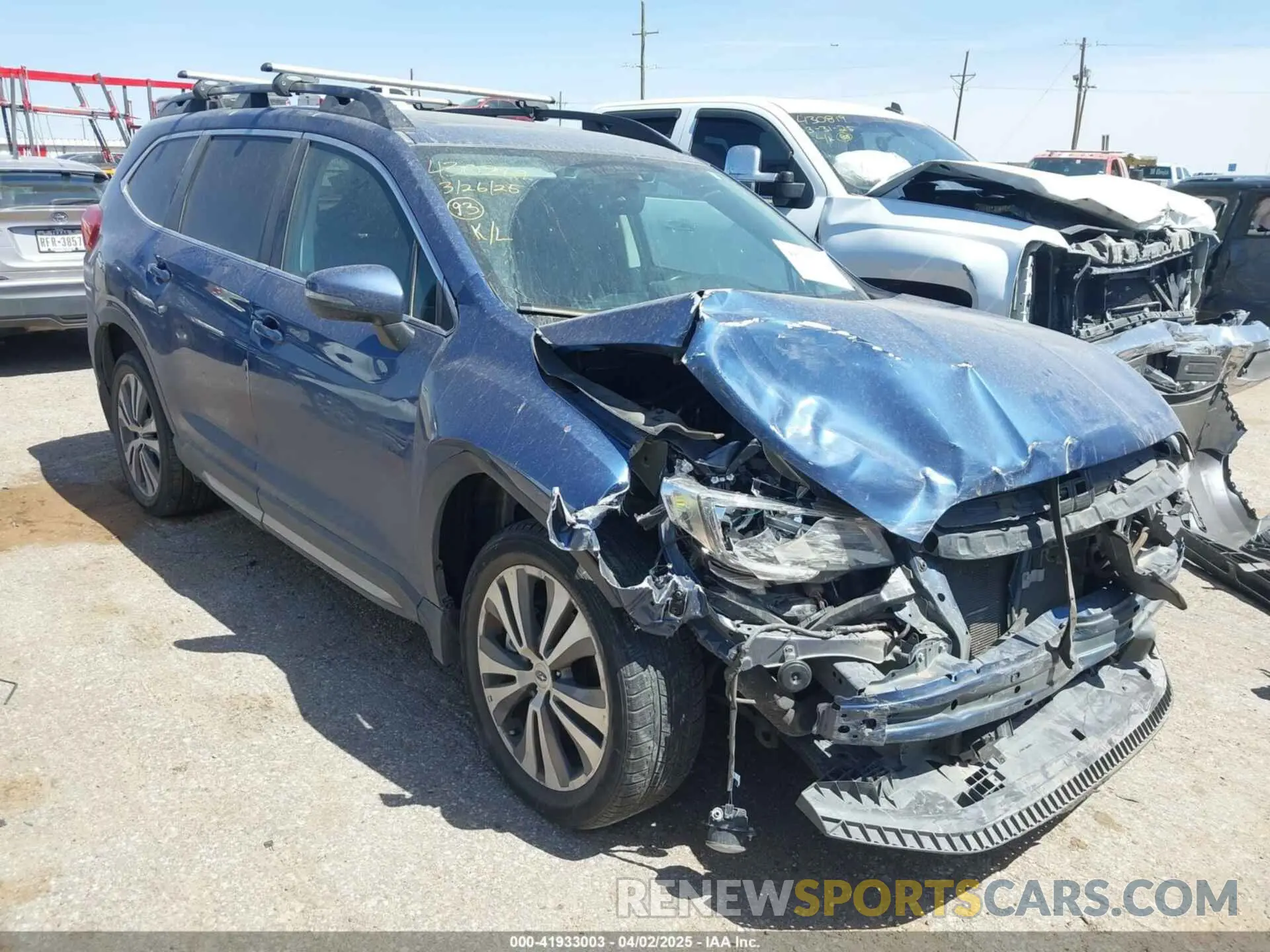 1 Фотография поврежденного автомобиля 4S4WMAPDXL3431165 SUBARU ASCENT 2020