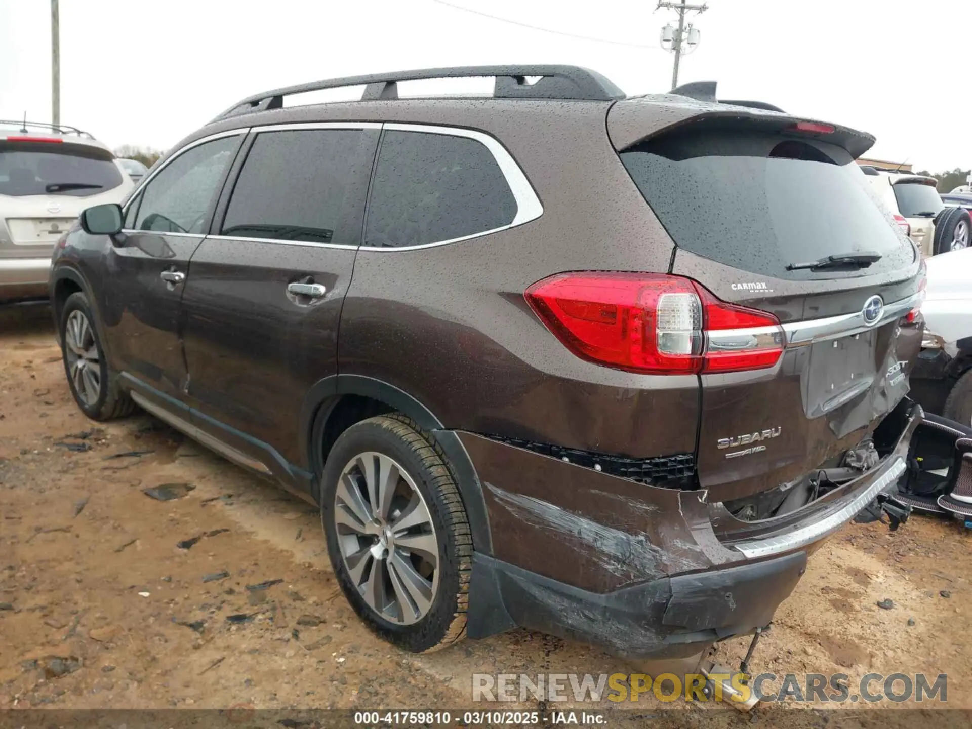 3 Фотография поврежденного автомобиля 4S4WMARD6L3455928 SUBARU ASCENT 2020