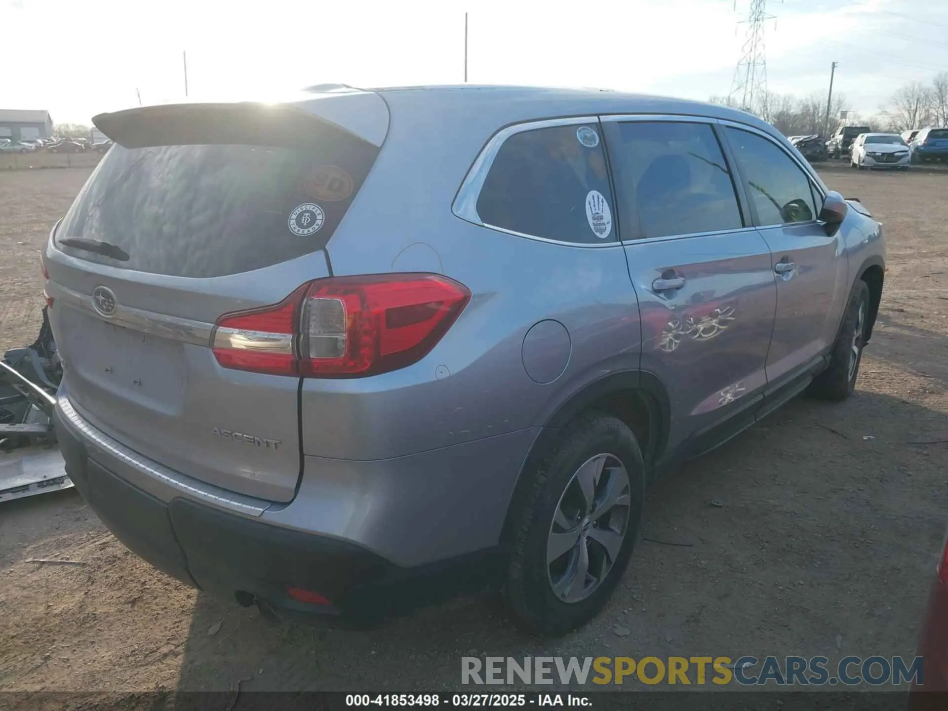 4 Фотография поврежденного автомобиля 4S4WMABD8M3448412 SUBARU ASCENT 2021