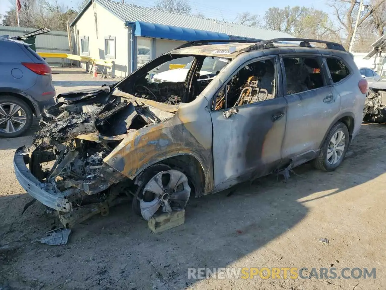 1 Photograph of a damaged car 4S4WMACDXM3457529 SUBARU ASCENT 2021