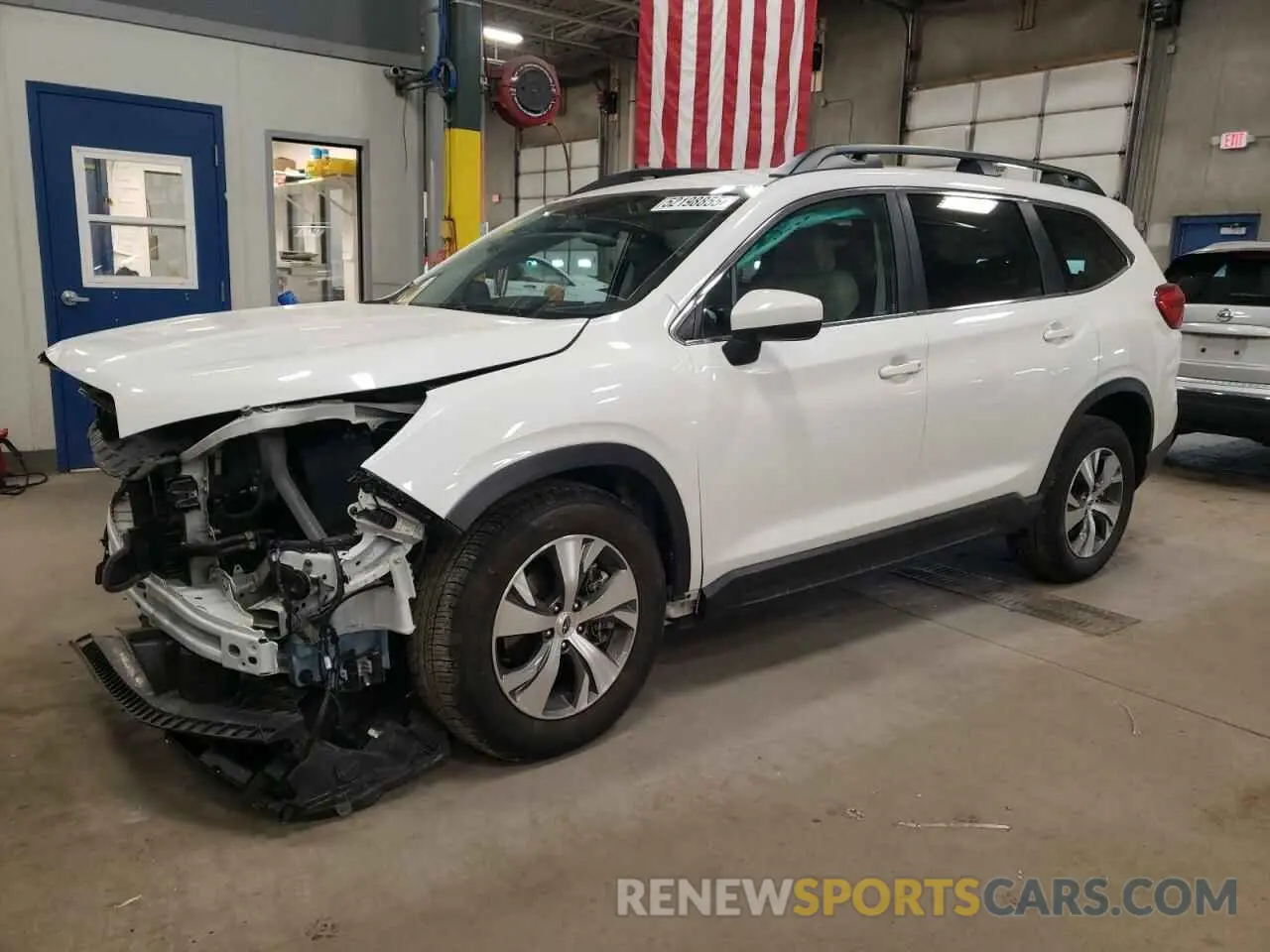 1 Photograph of a damaged car 4S4WMAFD7M3467642 SUBARU ASCENT 2021