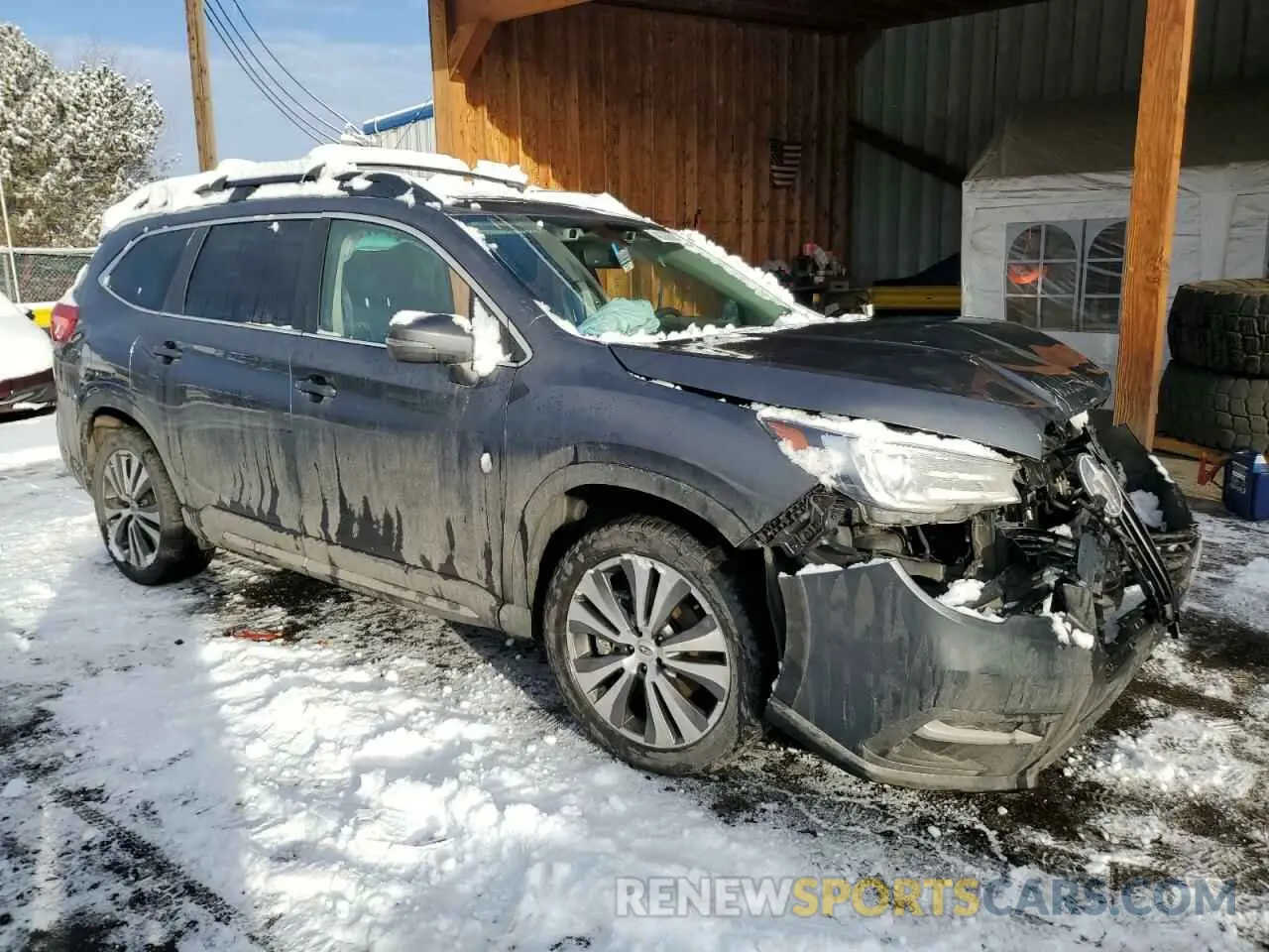 4 Фотография поврежденного автомобиля 4S4WMALD3M3447294 SUBARU ASCENT 2021