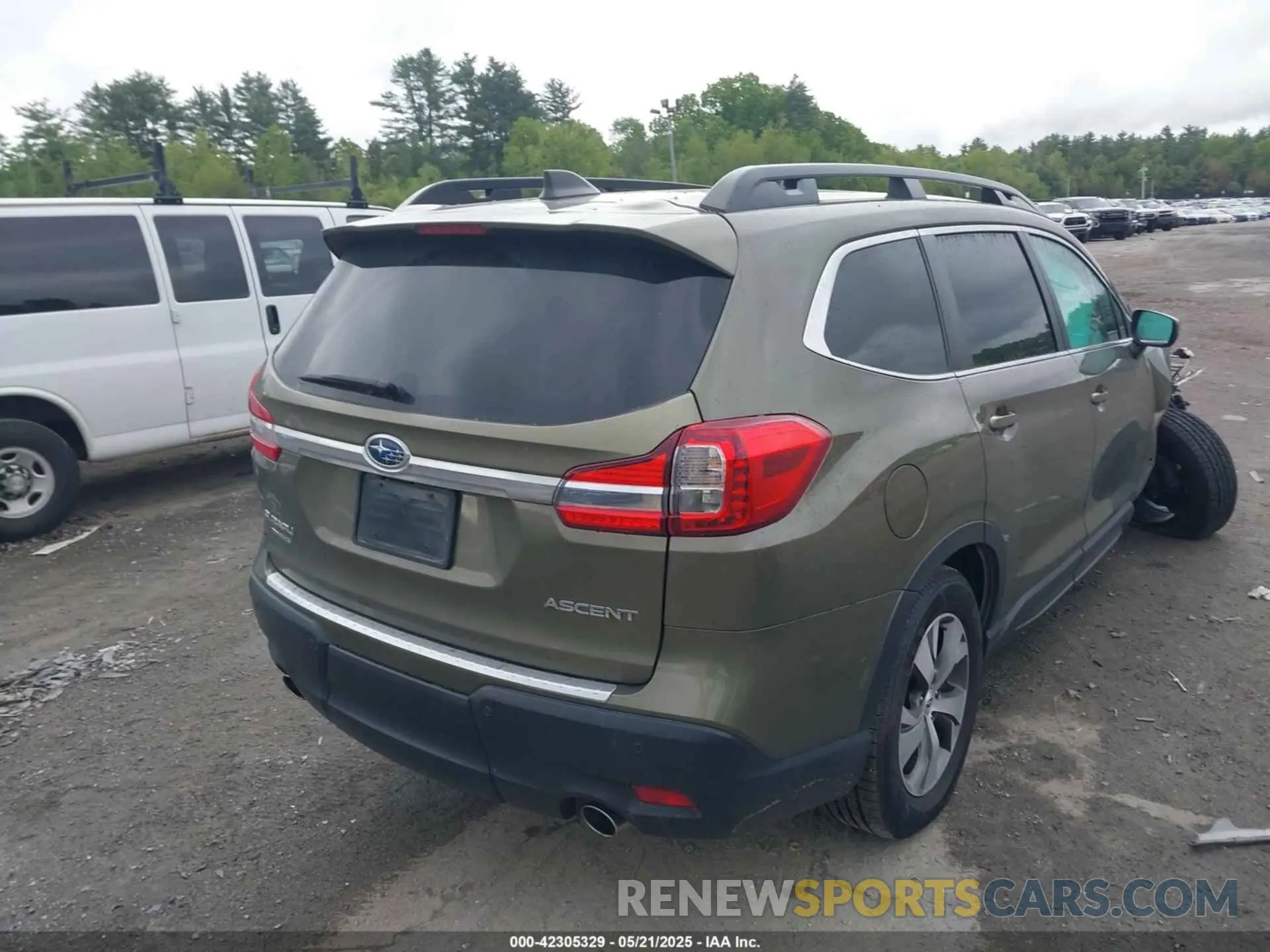 4 Фотография поврежденного автомобиля 4S4WMAED7N3402308 SUBARU ASCENT 2022