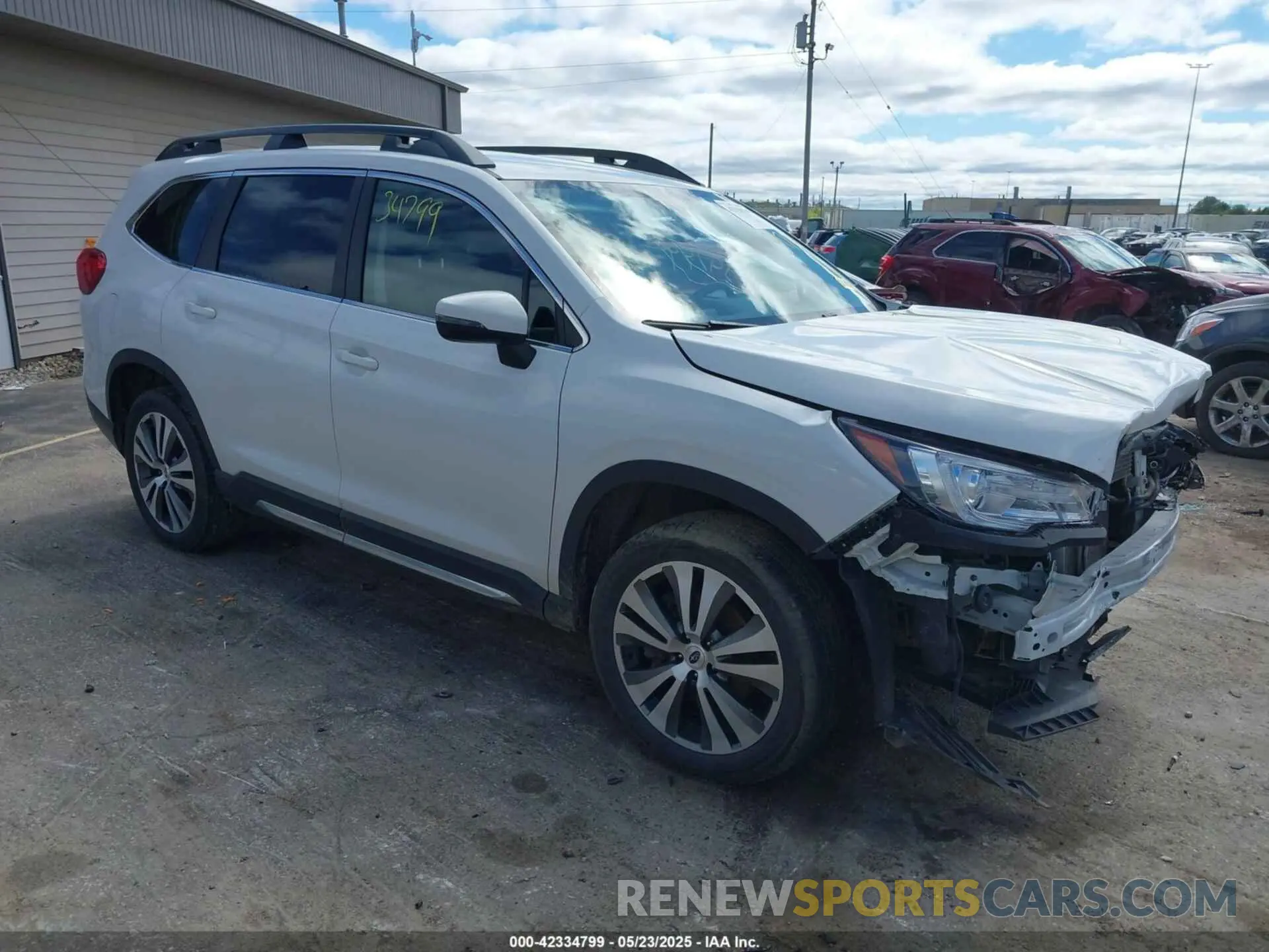 1 Фотография поврежденного автомобиля 4S4WMAMD0N3454378 SUBARU ASCENT 2022