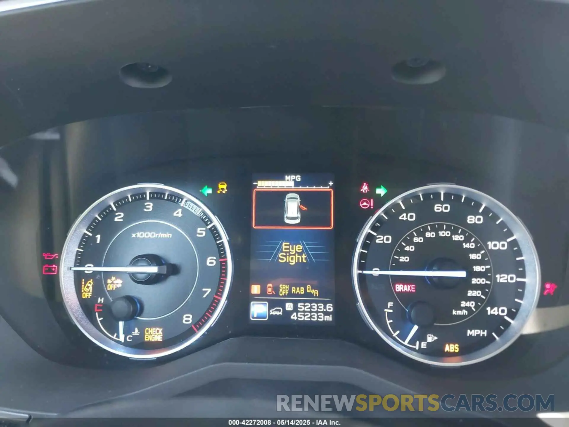 7 Фотография поврежденного автомобиля 4S4WMARD2N3425683 SUBARU ASCENT 2022