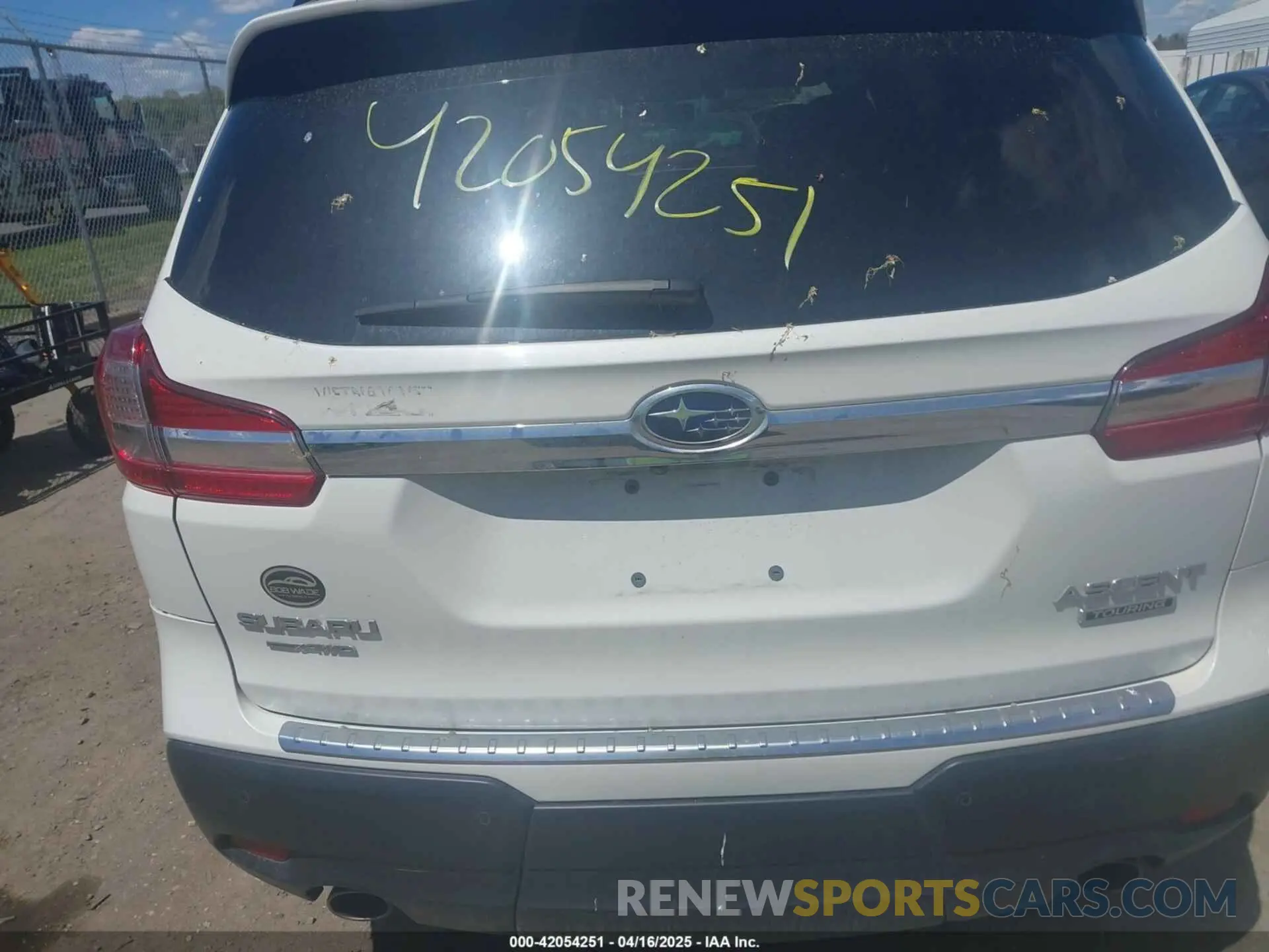 16 Photograph of a damaged car 4S4WMARD7N3463961 SUBARU ASCENT 2022