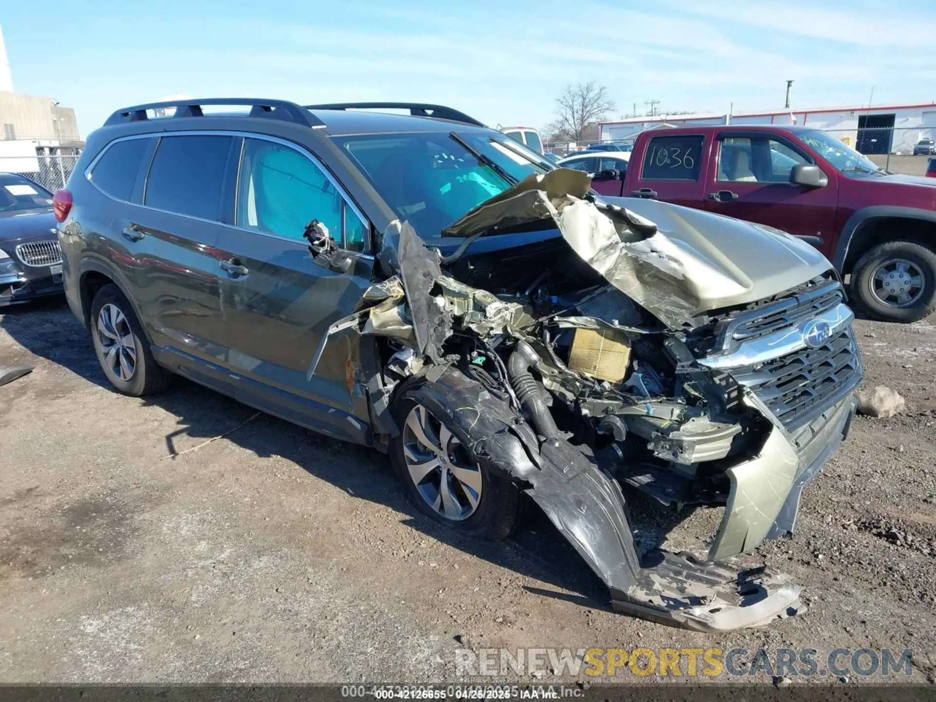 1 Photograph of a damaged car 4S4WMAEDXP3418988 SUBARU ASCENT 2023