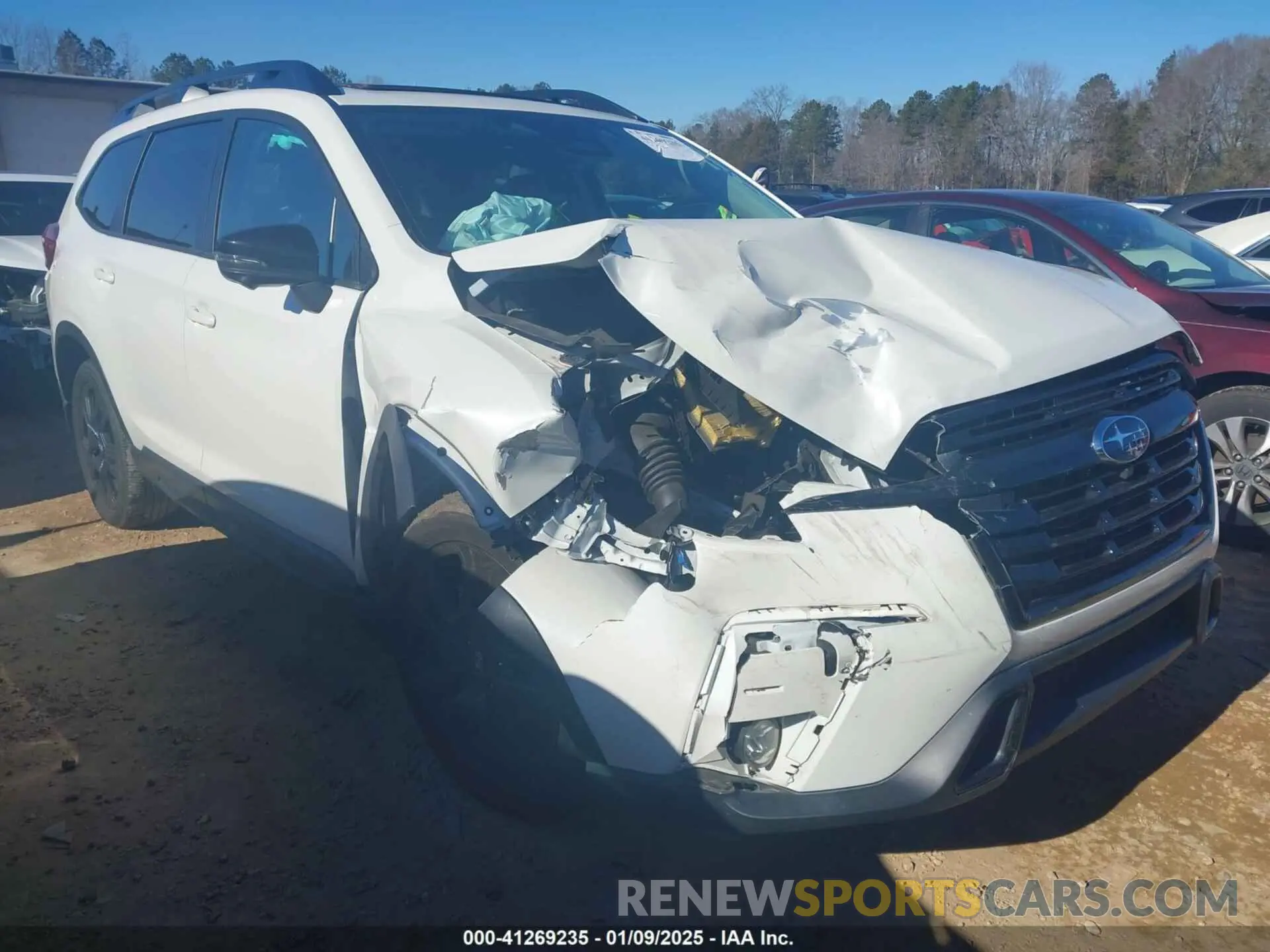 1 Photograph of a damaged car 4S4WMAKD7P3407578 SUBARU ASCENT 2023