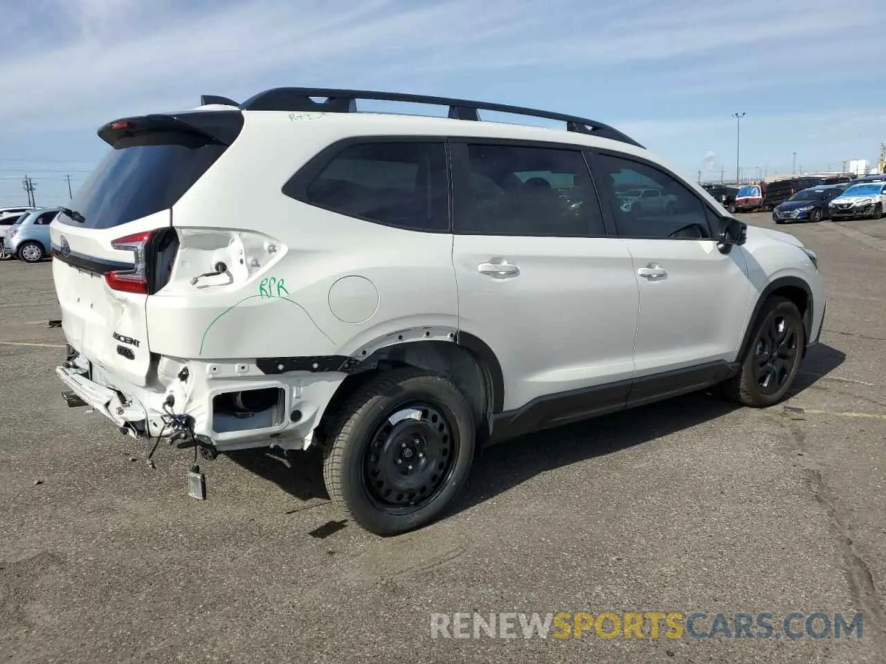 3 Фотография поврежденного автомобиля 4S4WMAKD8P3432716 SUBARU ASCENT 2023