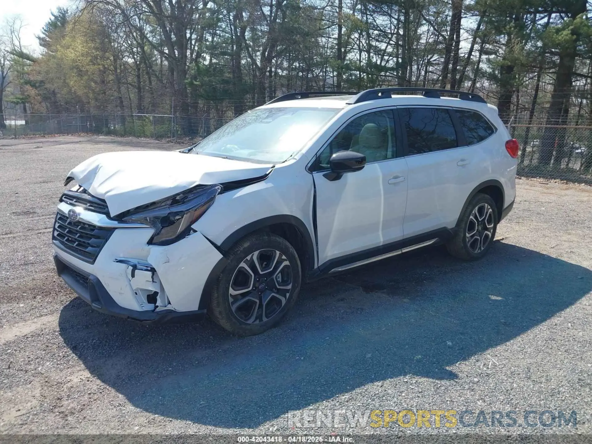 2 Photograph of a damaged car 4S4WMALD5S3404959 SUBARU ASCENT 2025