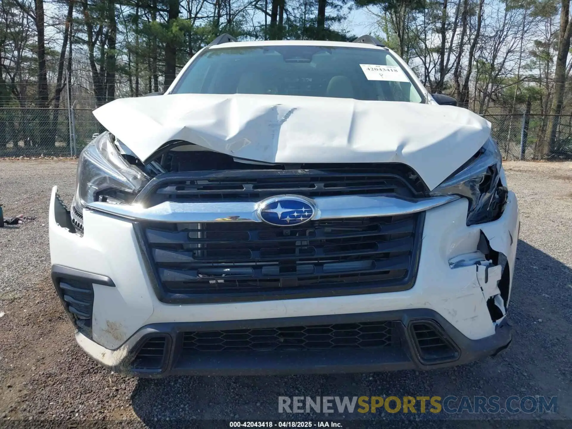 6 Photograph of a damaged car 4S4WMALD5S3404959 SUBARU ASCENT 2025