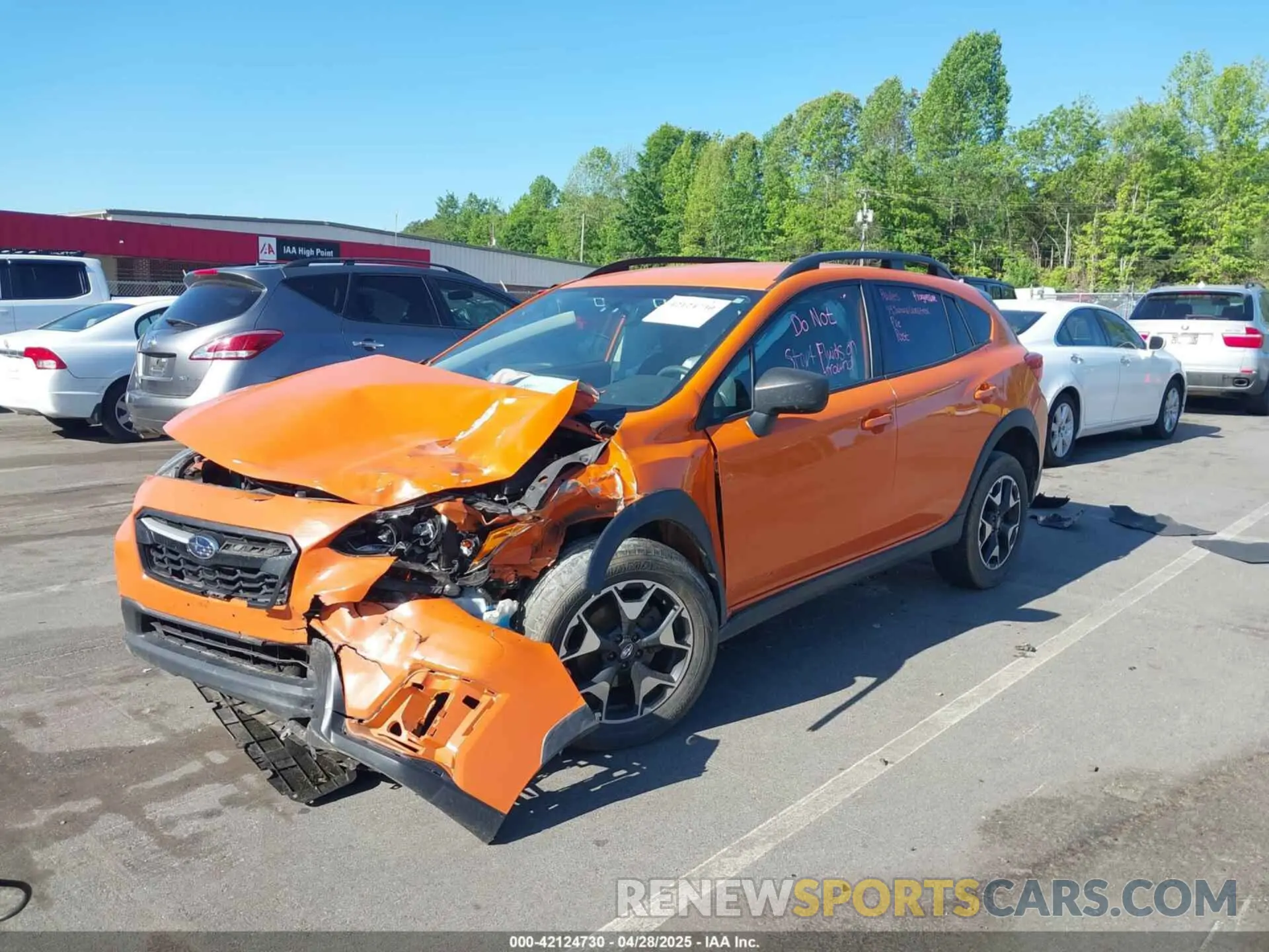 2 Photograph of a damaged car JF2GTABC5K8255235 SUBARU CROSSTREK 2019