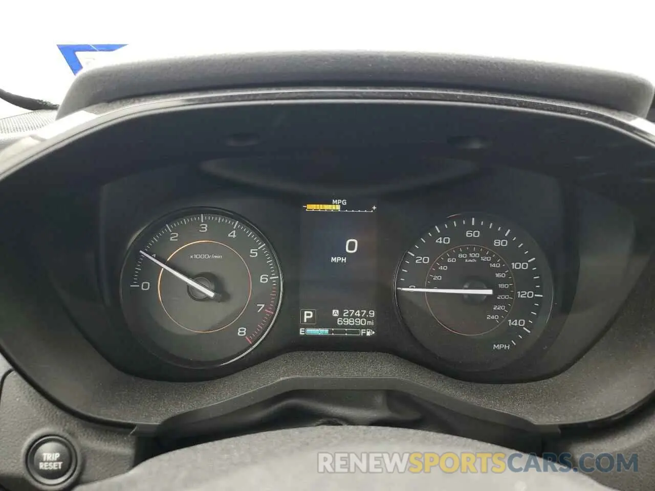 9 Photograph of a damaged car JF2GTABC7KH212905 SUBARU CROSSTREK 2019