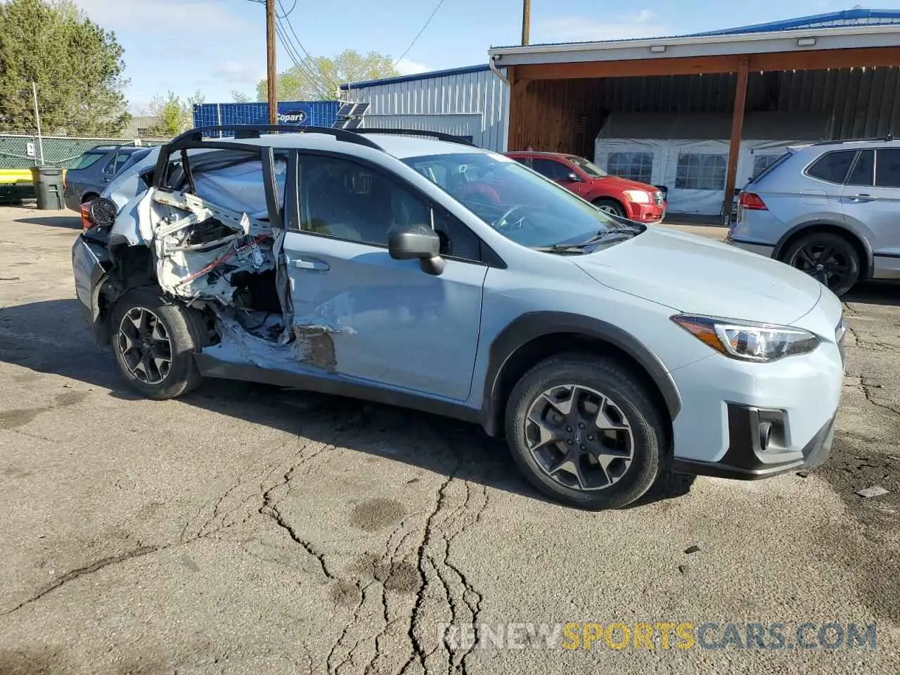 4 Фотография поврежденного автомобиля JF2GTABC9K8353037 SUBARU CROSSTREK 2019