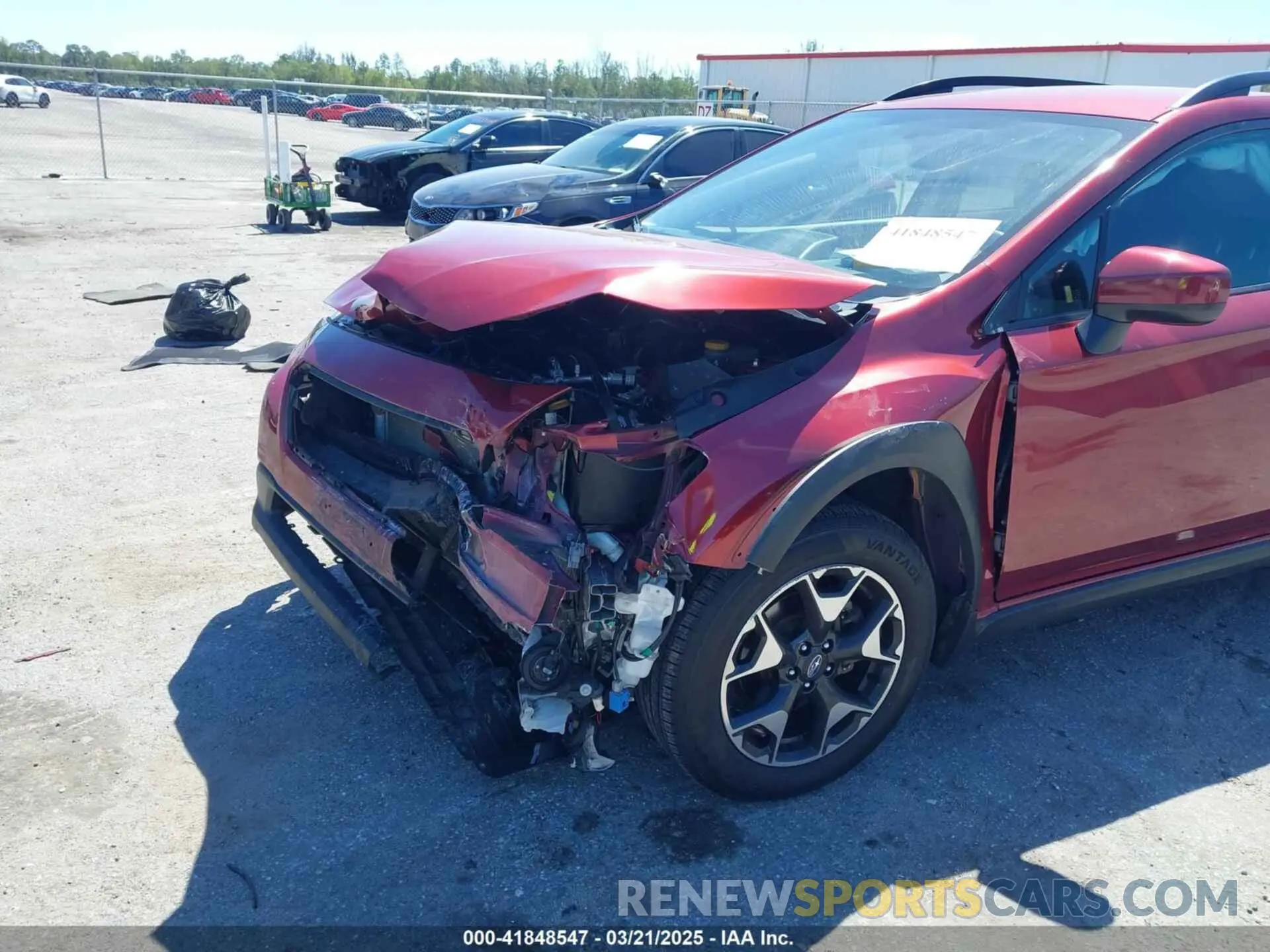 6 Photograph of a damaged car JF2GTABCXKH313713 SUBARU CROSSTREK 2019