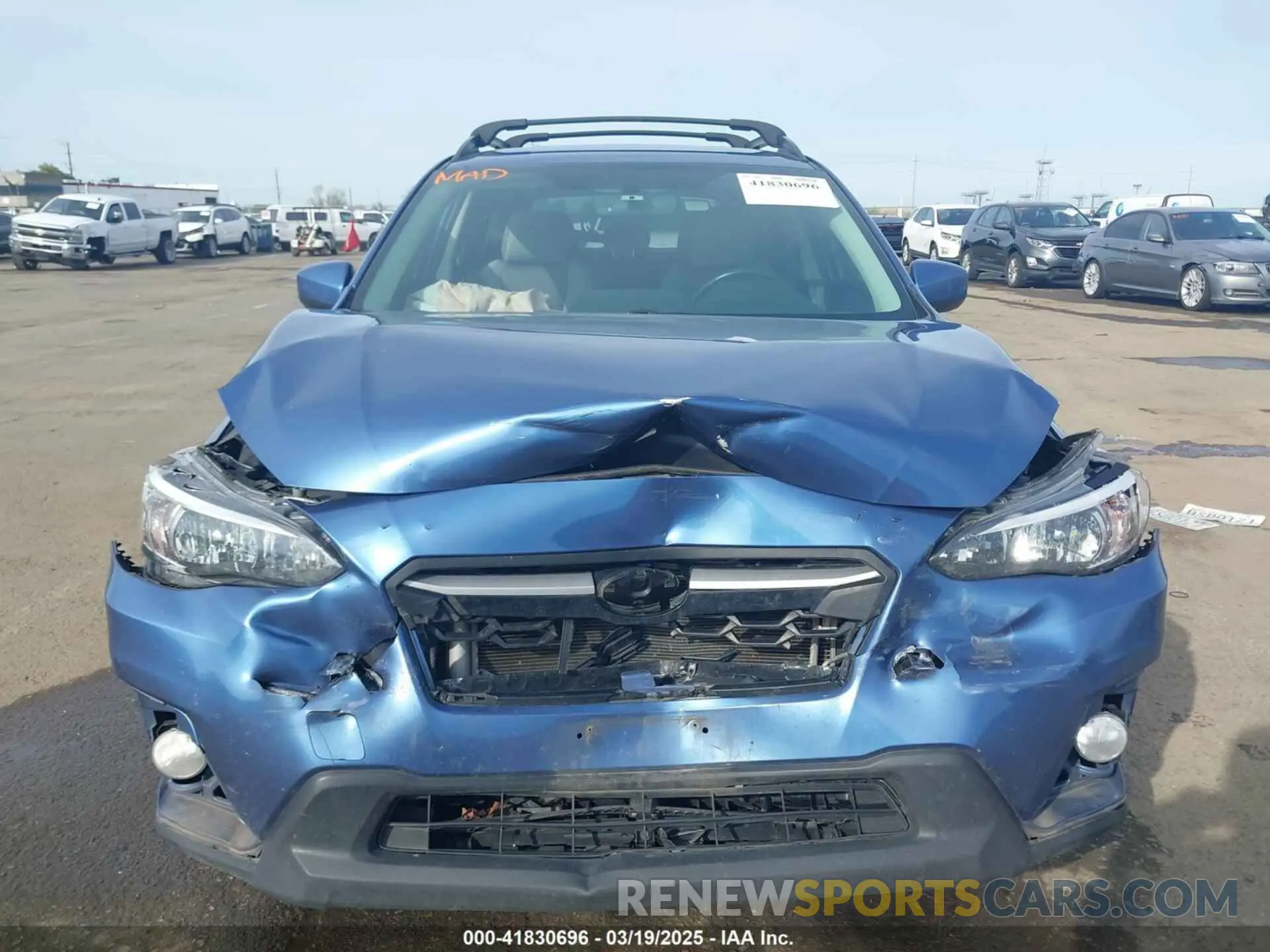 12 Photograph of a damaged car JF2GTACC0K8258784 SUBARU CROSSTREK 2019