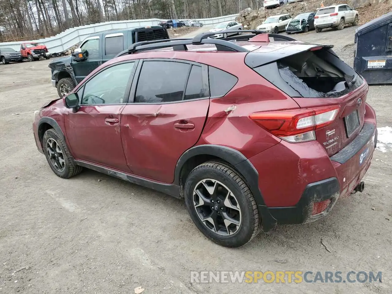 2 Photograph of a damaged car JF2GTACC1K8306504 SUBARU CROSSTREK 2019