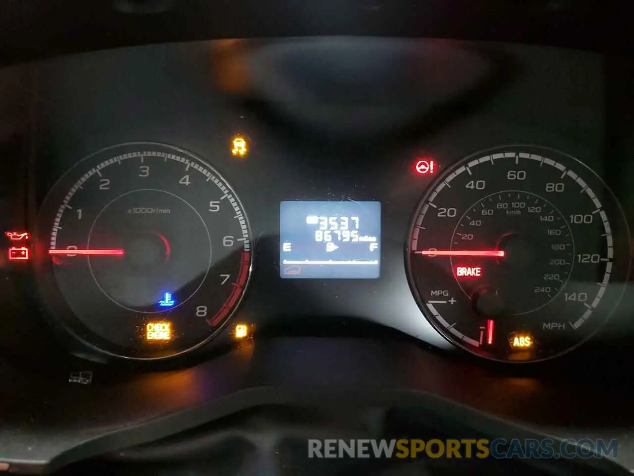 9 Photograph of a damaged car JF2GTACC4K8307680 SUBARU CROSSTREK 2019