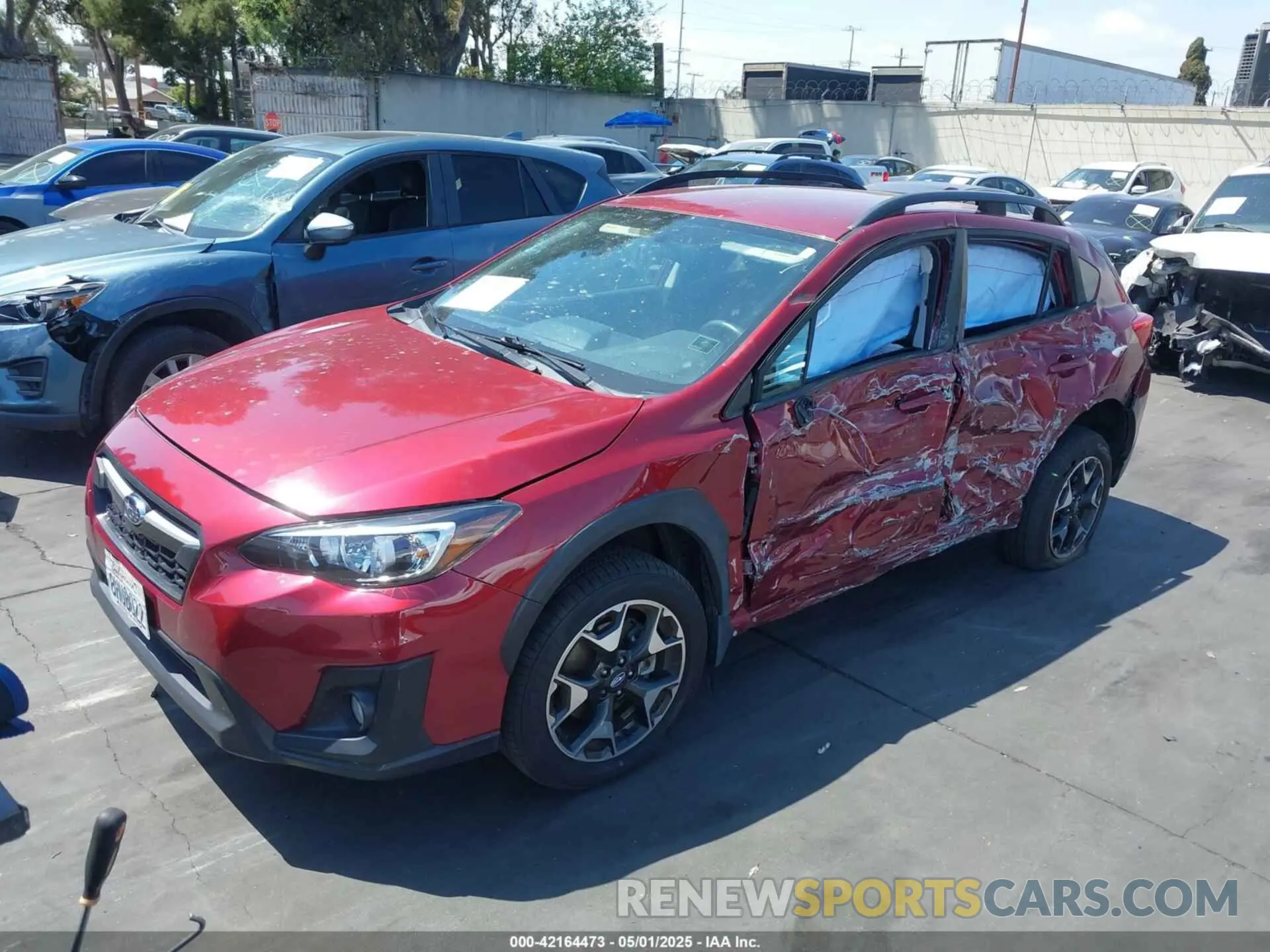 2 Фотография поврежденного автомобиля JF2GTACC4K9263982 SUBARU CROSSTREK 2019