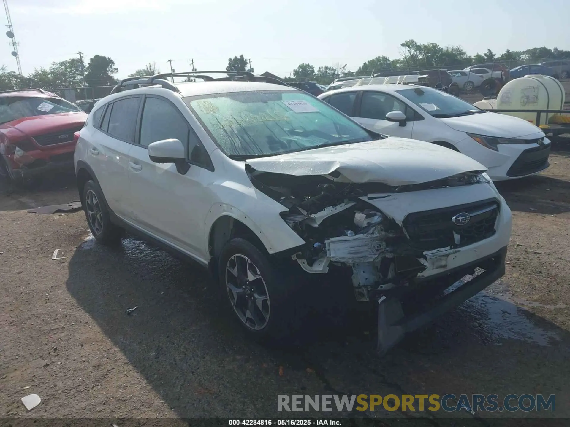 1 Photograph of a damaged car JF2GTACC7K8382079 SUBARU CROSSTREK 2019