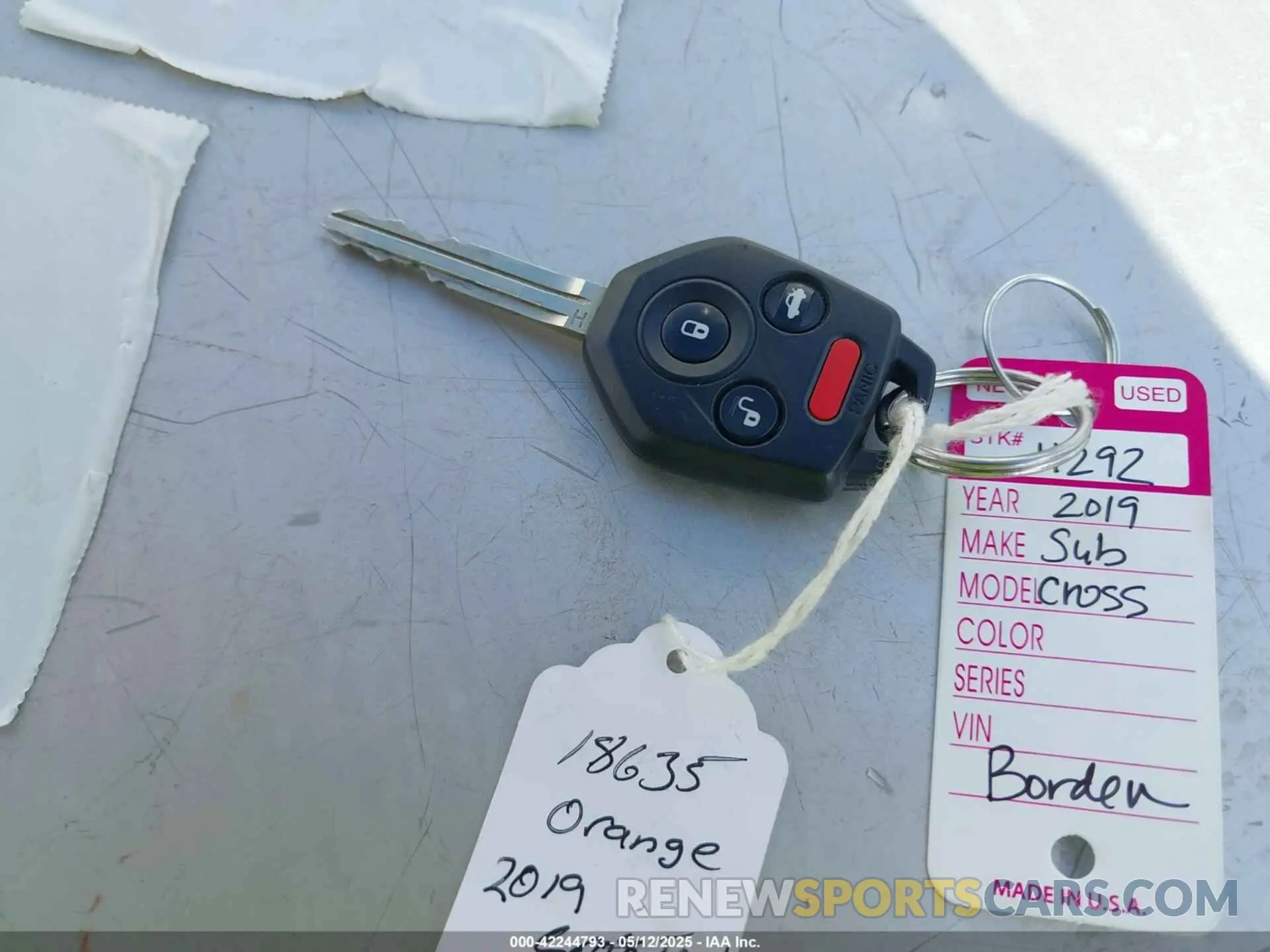 11 Photograph of a damaged car JF2GTACC7K9300720 SUBARU CROSSTREK 2019