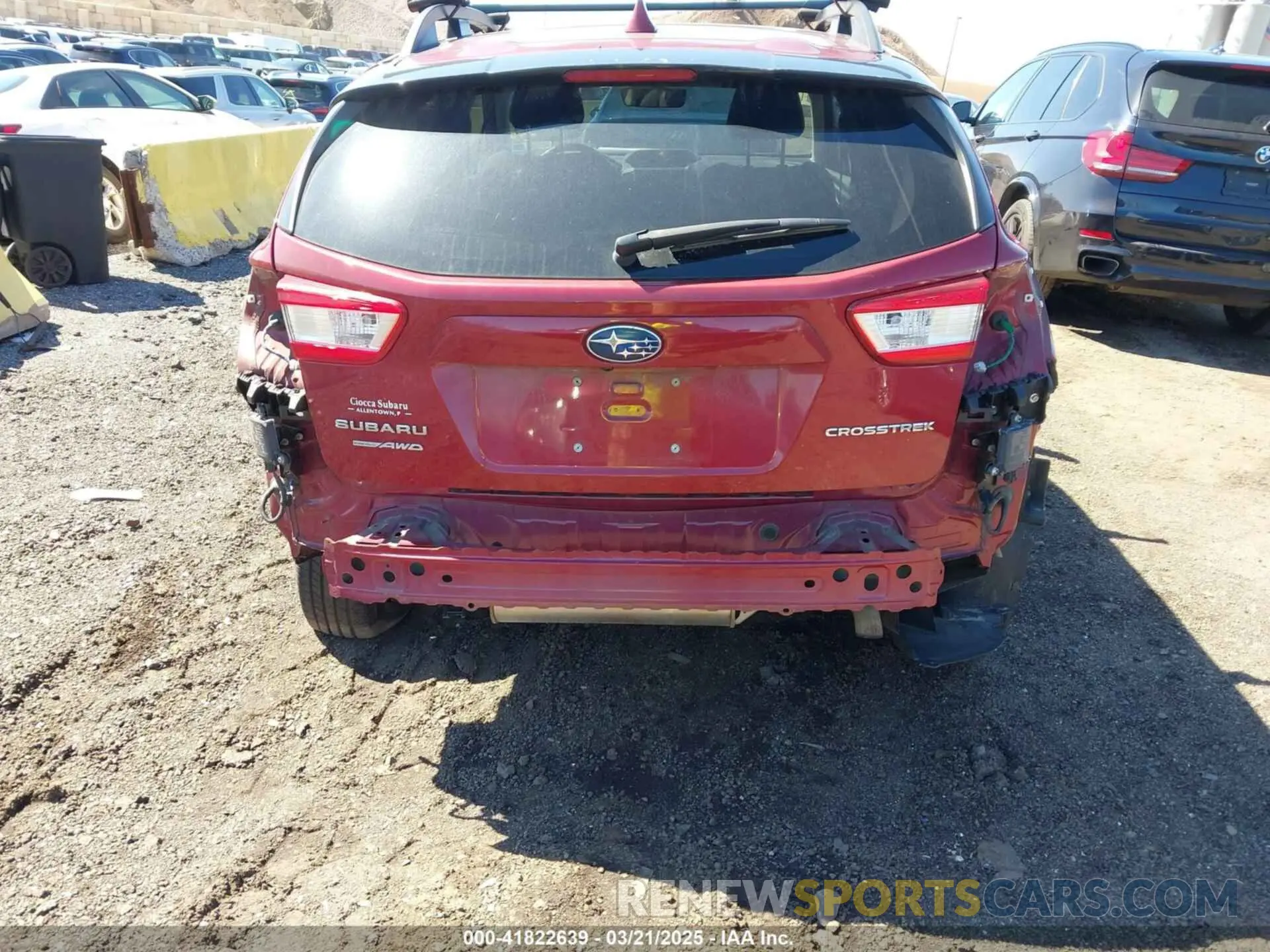 17 Фотография поврежденного автомобиля JF2GTADC1K8339503 SUBARU CROSSTREK 2019