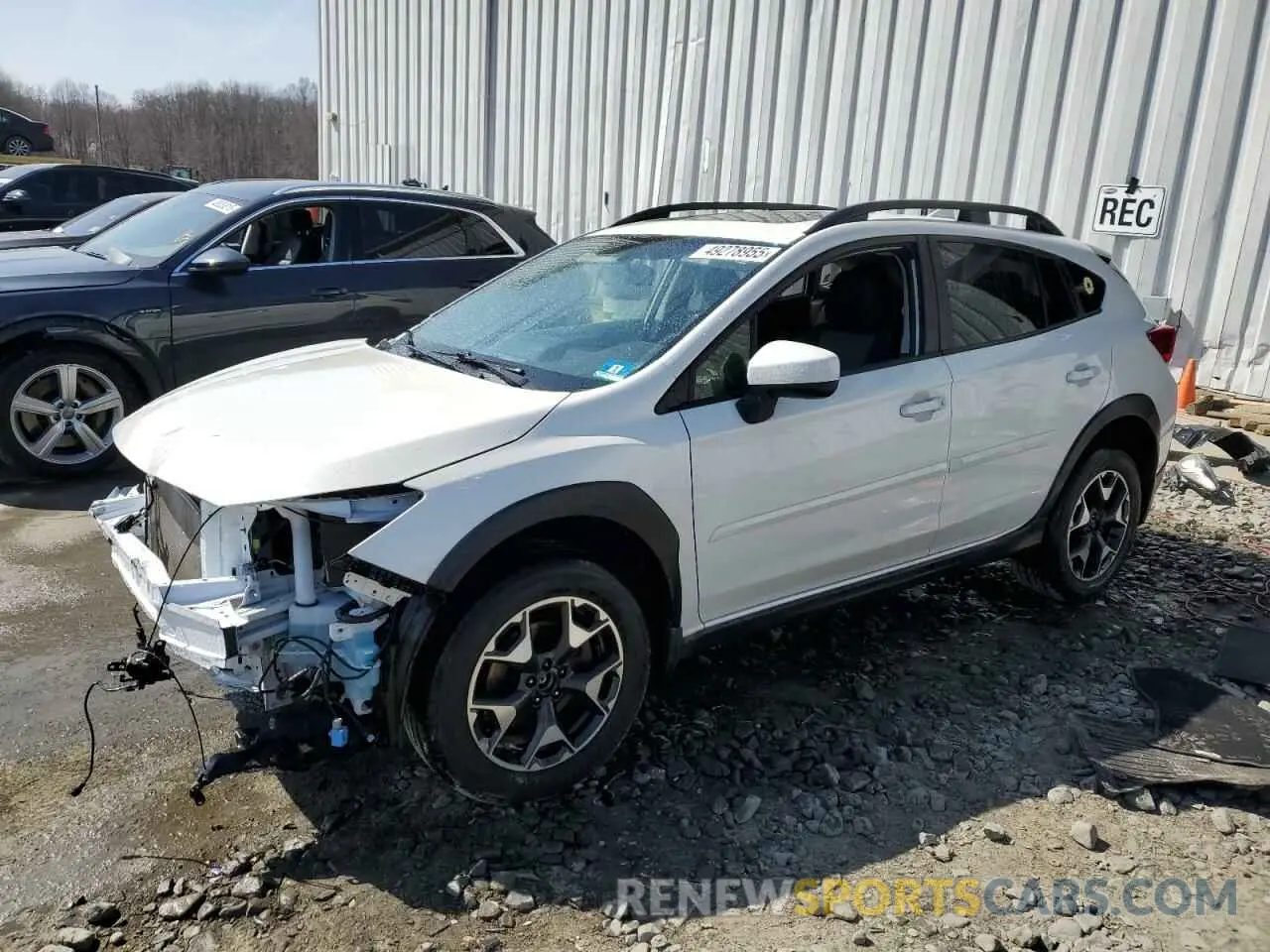 1 Photograph of a damaged car JF2GTADC5KH395685 SUBARU CROSSTREK 2019
