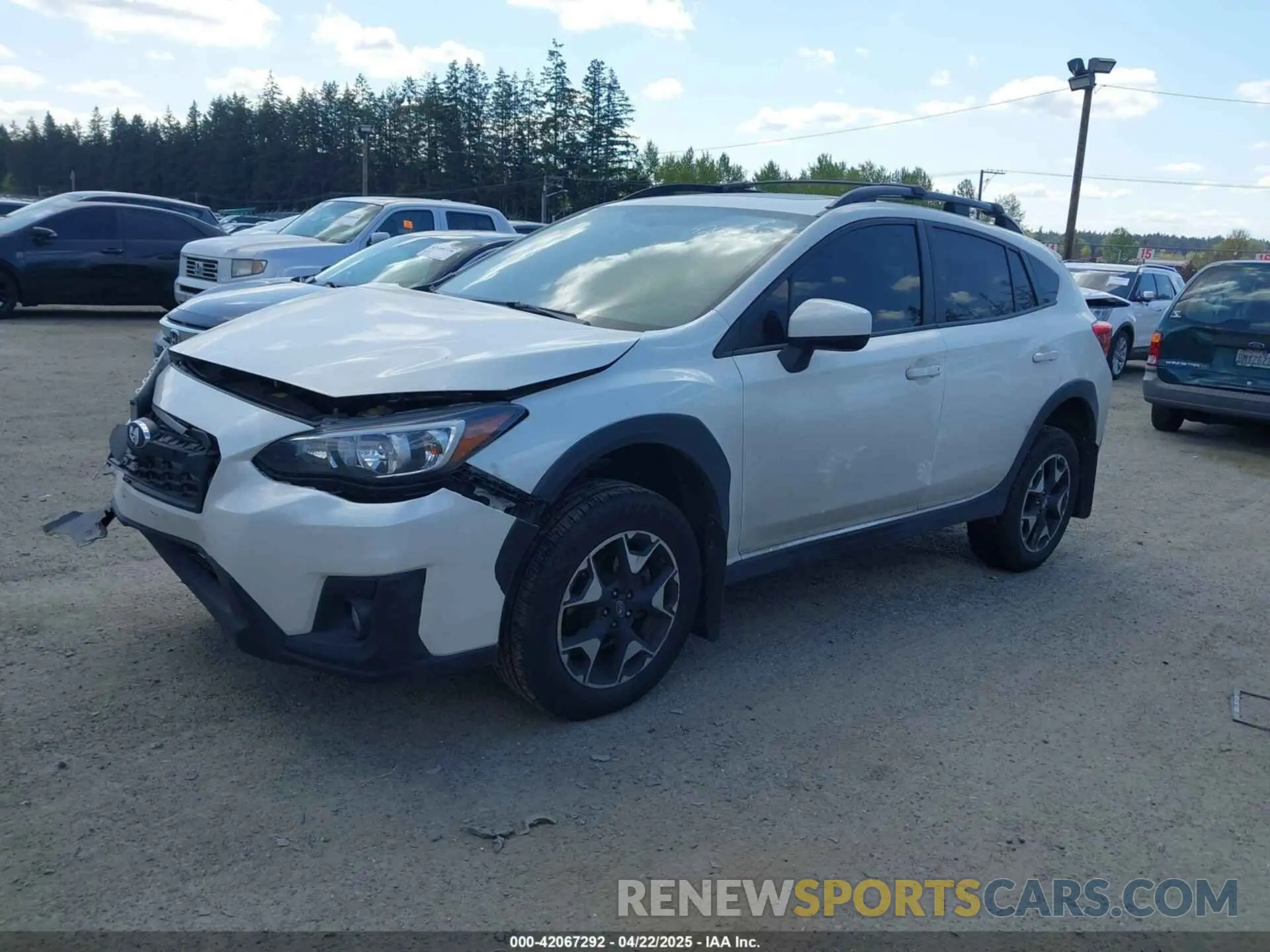 2 Фотография поврежденного автомобиля JF2GTADC8KH317207 SUBARU CROSSTREK 2019