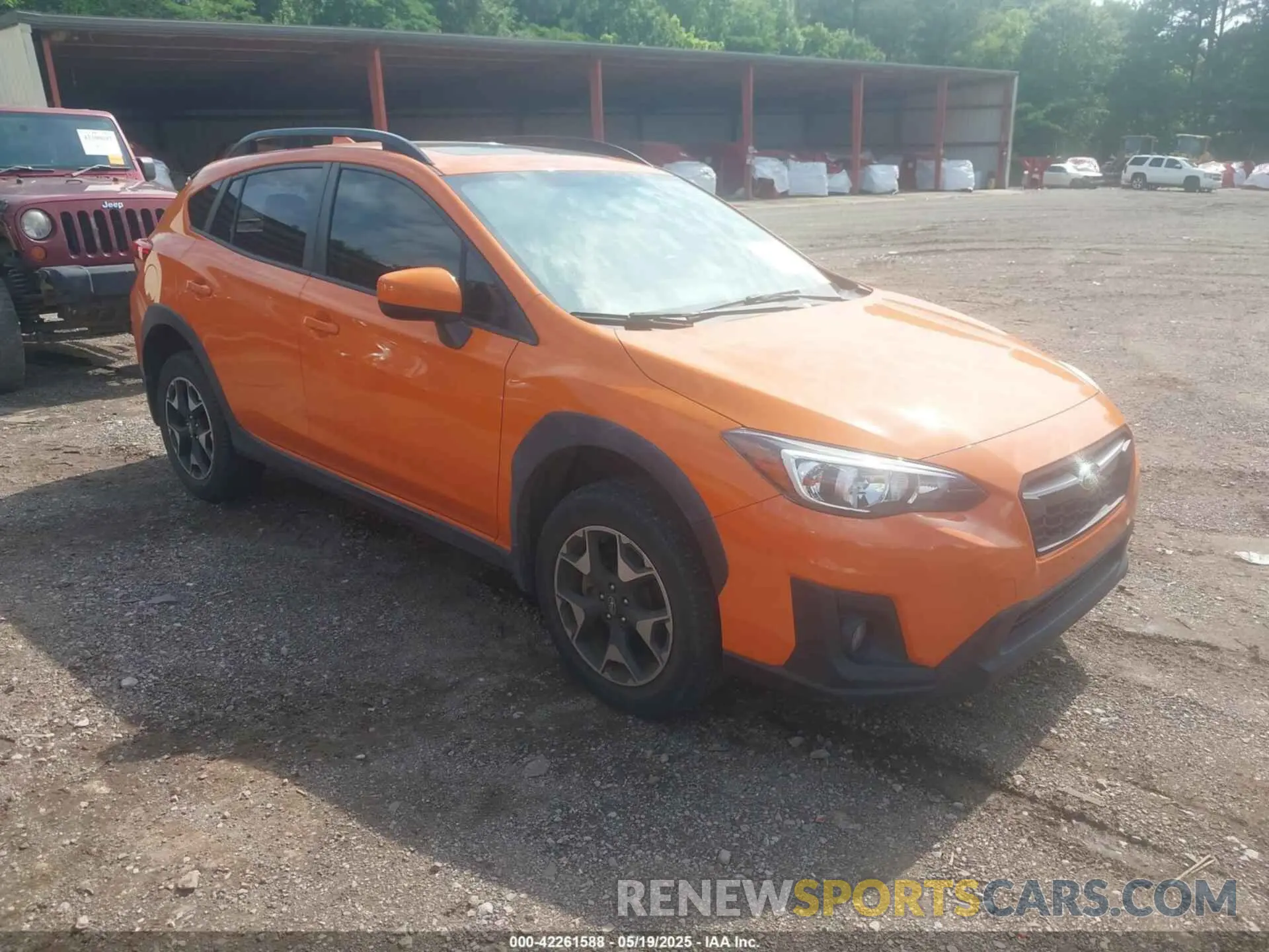 1 Фотография поврежденного автомобиля JF2GTAEC2K8235763 SUBARU CROSSTREK 2019