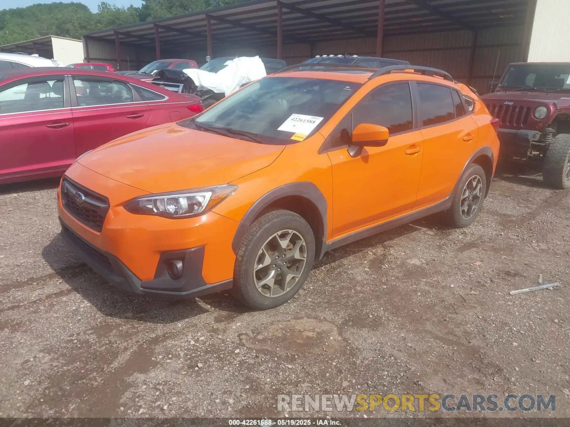 2 Фотография поврежденного автомобиля JF2GTAEC2K8235763 SUBARU CROSSTREK 2019