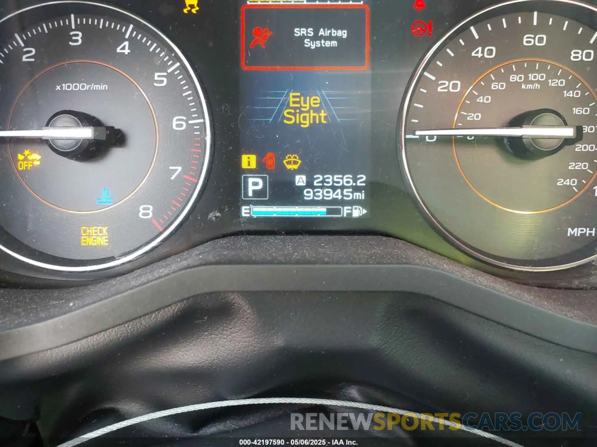 16 Photograph of a damaged car JF2GTAEC2K8276393 SUBARU CROSSTREK 2019
