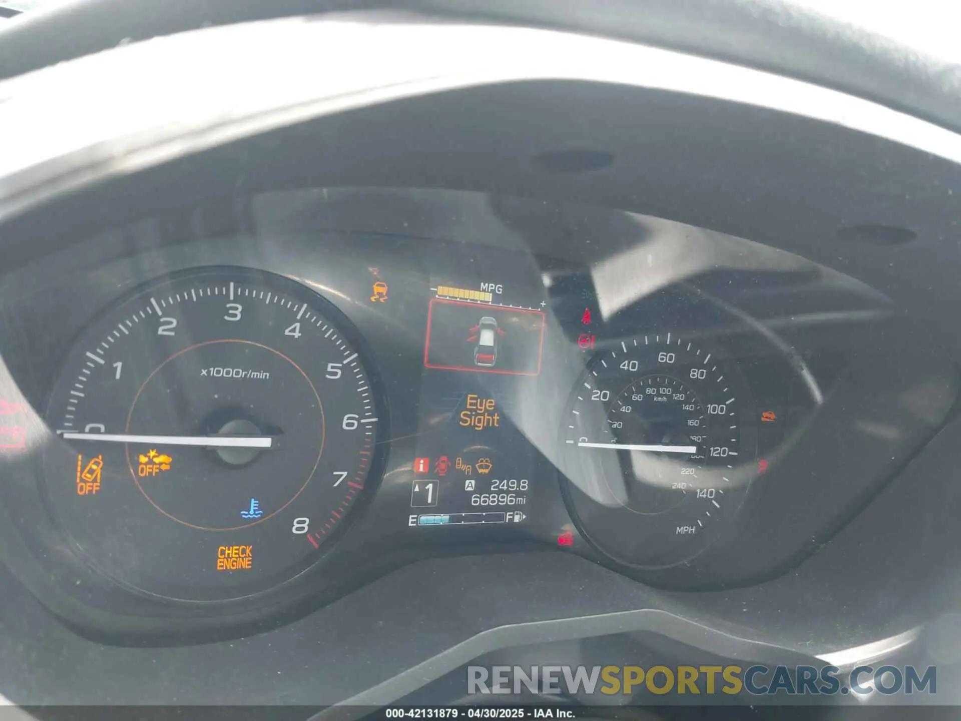 7 Фотография поврежденного автомобиля JF2GTAEC3K8236338 SUBARU CROSSTREK 2019