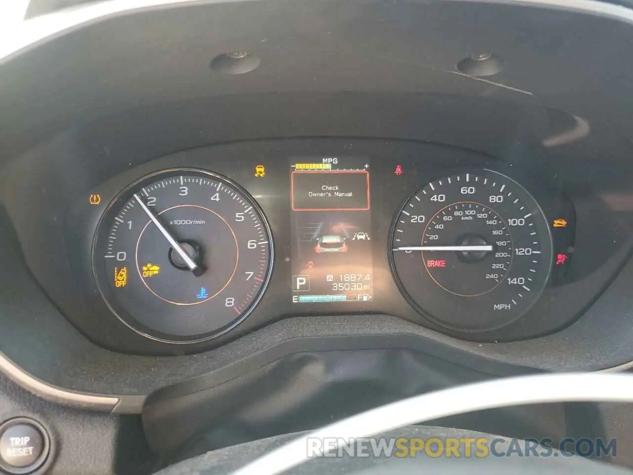9 Photograph of a damaged car JF2GTAEC3K8321177 SUBARU CROSSTREK 2019