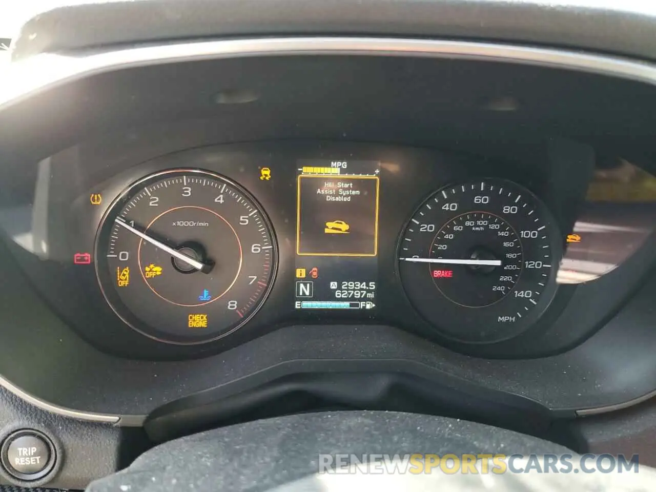 9 Photograph of a damaged car JF2GTAEC5K8385804 SUBARU CROSSTREK 2019