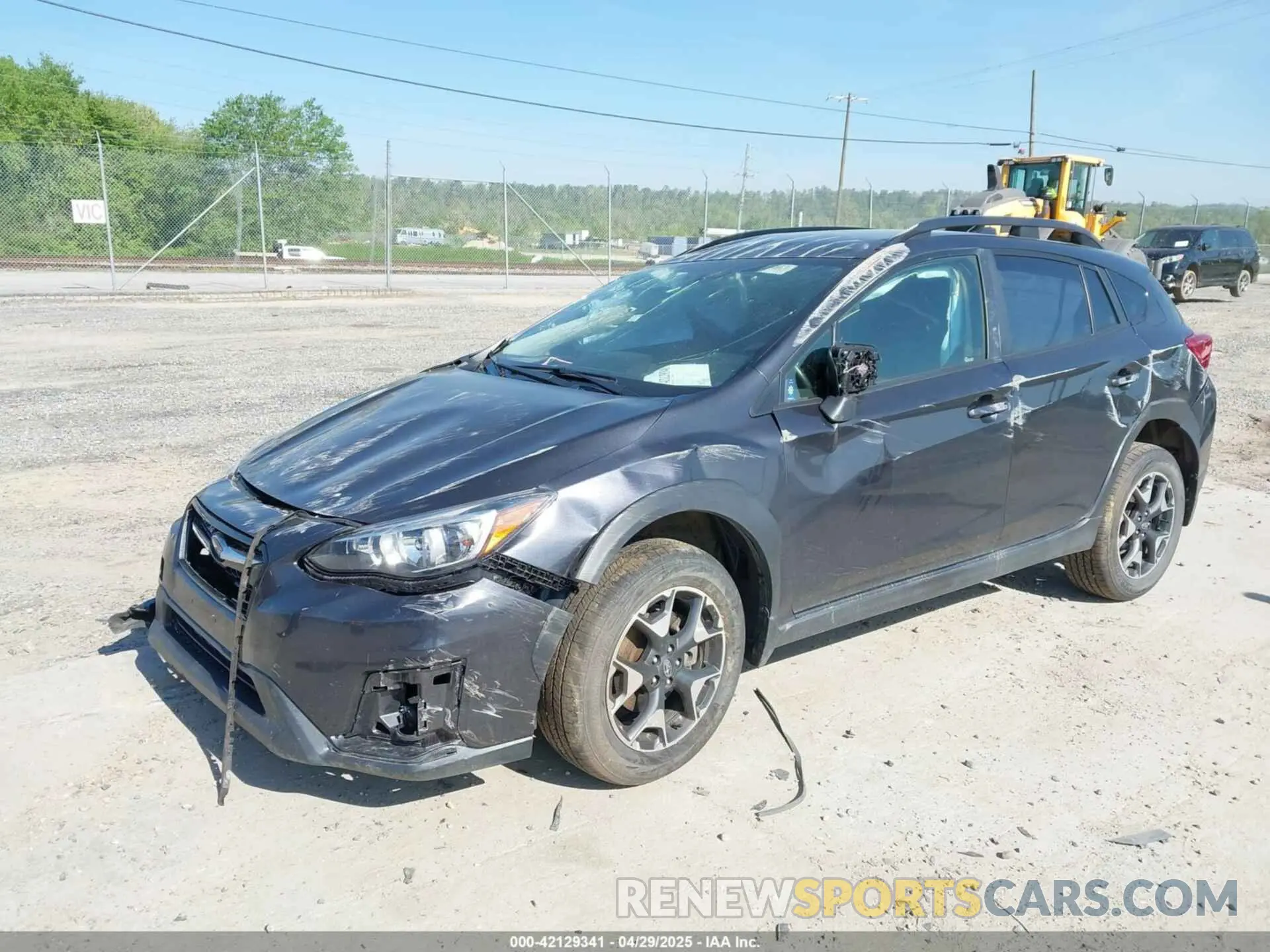 2 Photograph of a damaged car JF2GTAEC6KH329919 SUBARU CROSSTREK 2019