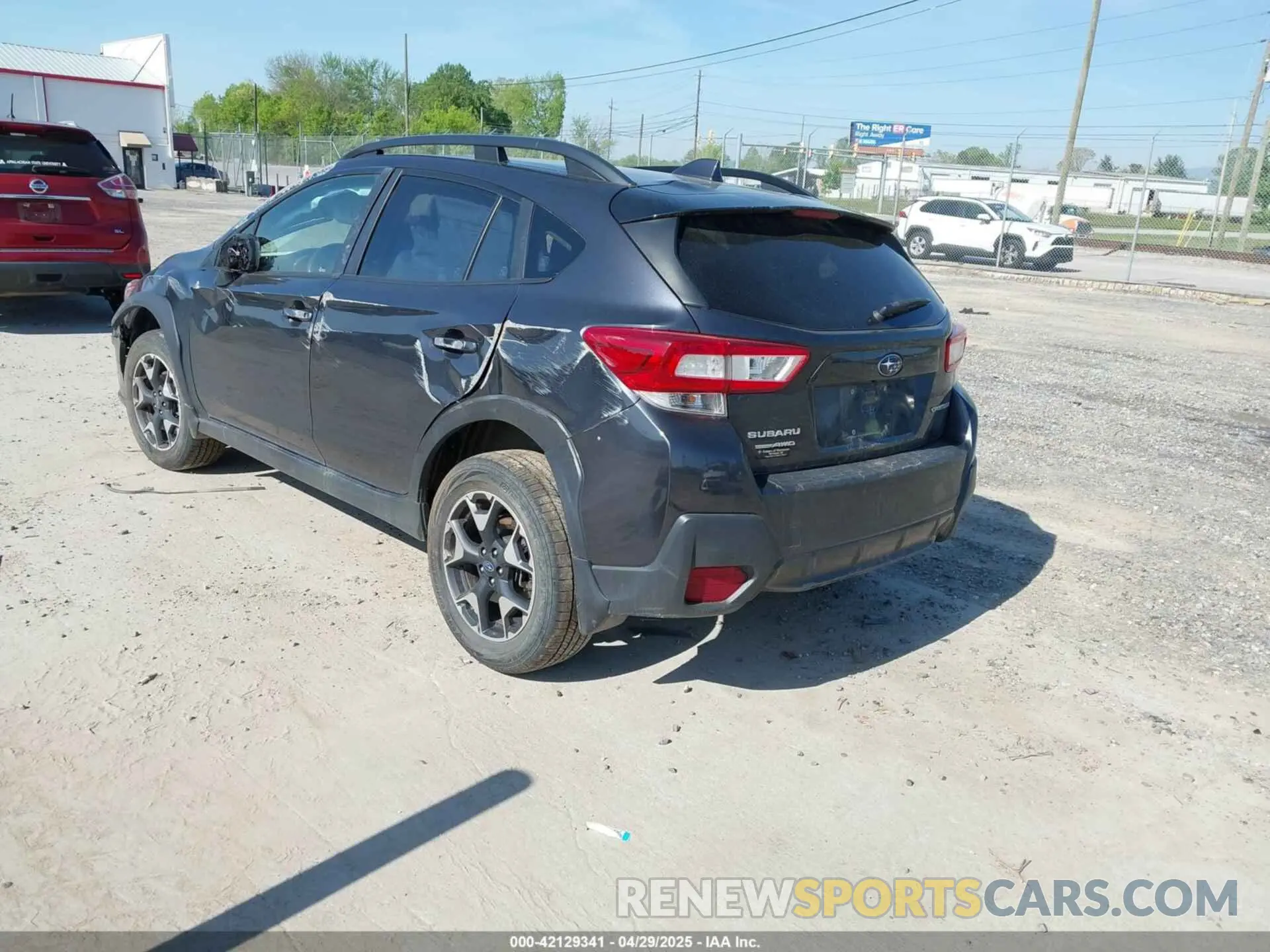 3 Photograph of a damaged car JF2GTAEC6KH329919 SUBARU CROSSTREK 2019