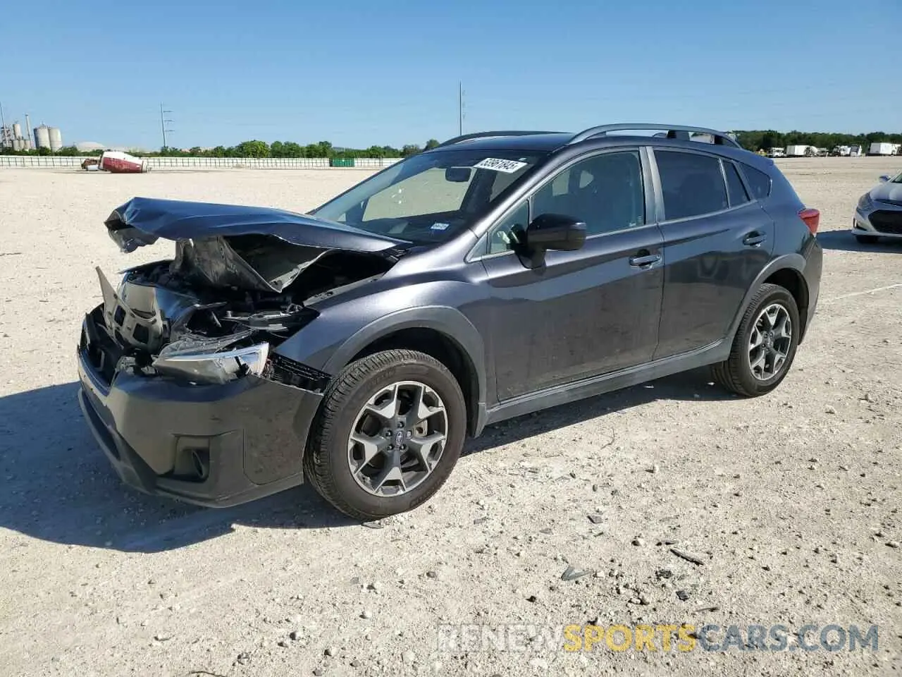 1 Photograph of a damaged car JF2GTAEC6KH390946 SUBARU CROSSTREK 2019