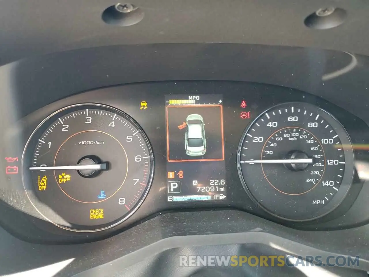 9 Photograph of a damaged car JF2GTAEC6KH390946 SUBARU CROSSTREK 2019