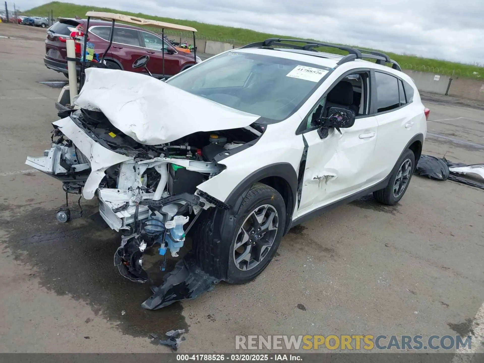 2 Фотография поврежденного автомобиля JF2GTAEC8KH397994 SUBARU CROSSTREK 2019