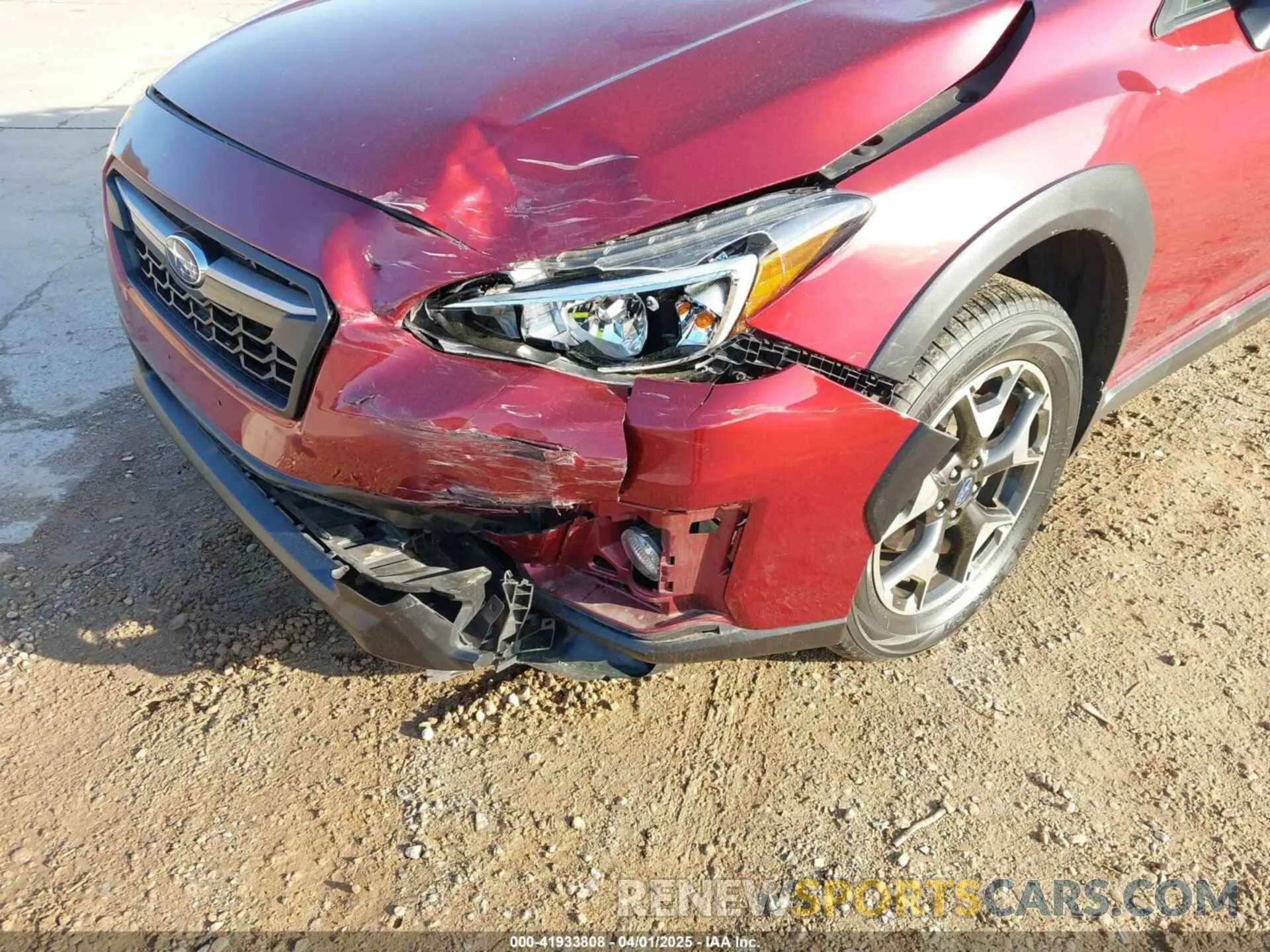 6 Photograph of a damaged car JF2GTAEC9KH342339 SUBARU CROSSTREK 2019
